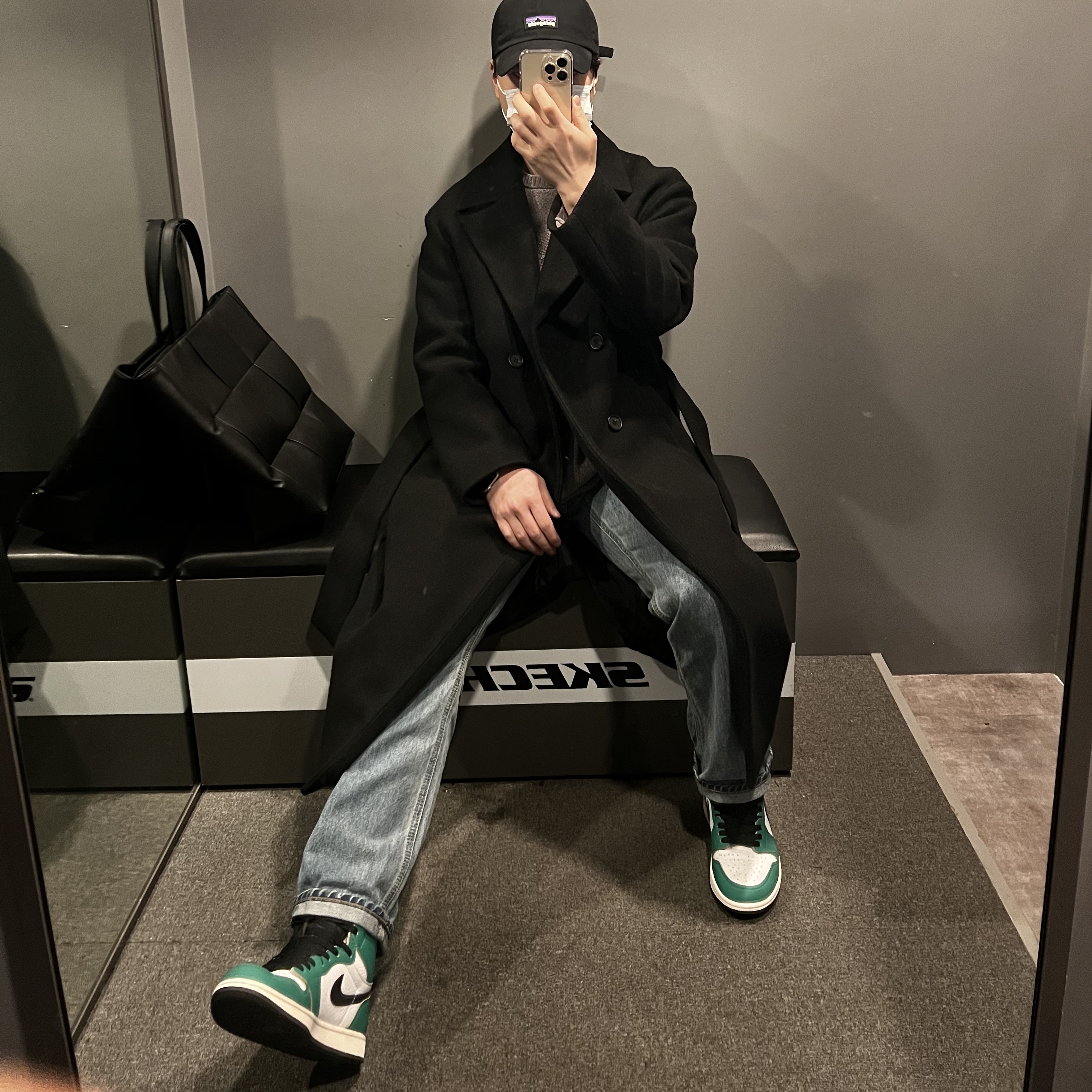 (W) Jordan 1 Retro High OG Lucky Green 착용 스타일
