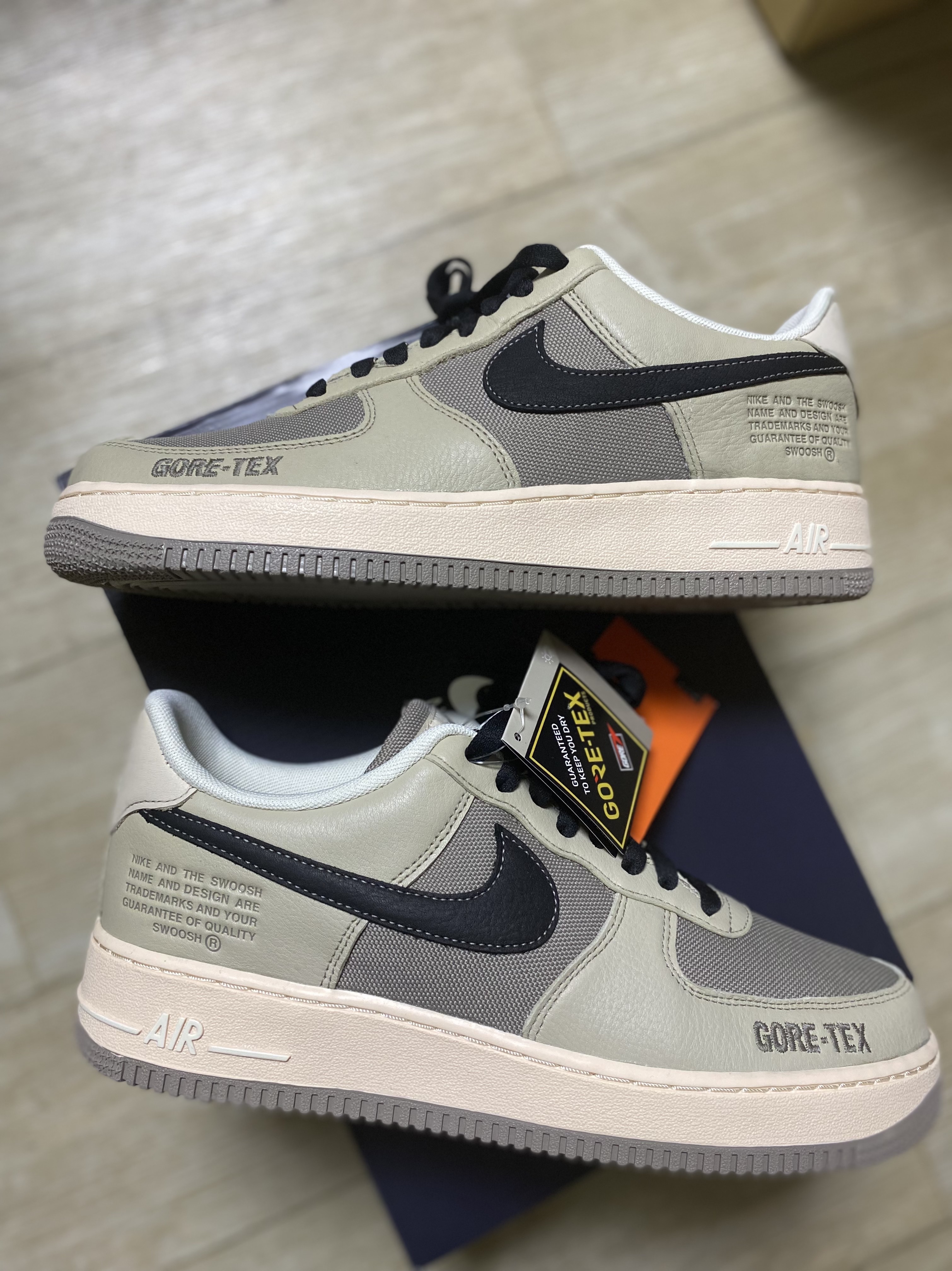Nike Air Force 1 Low Gore-Tex Olive 착용 스타일