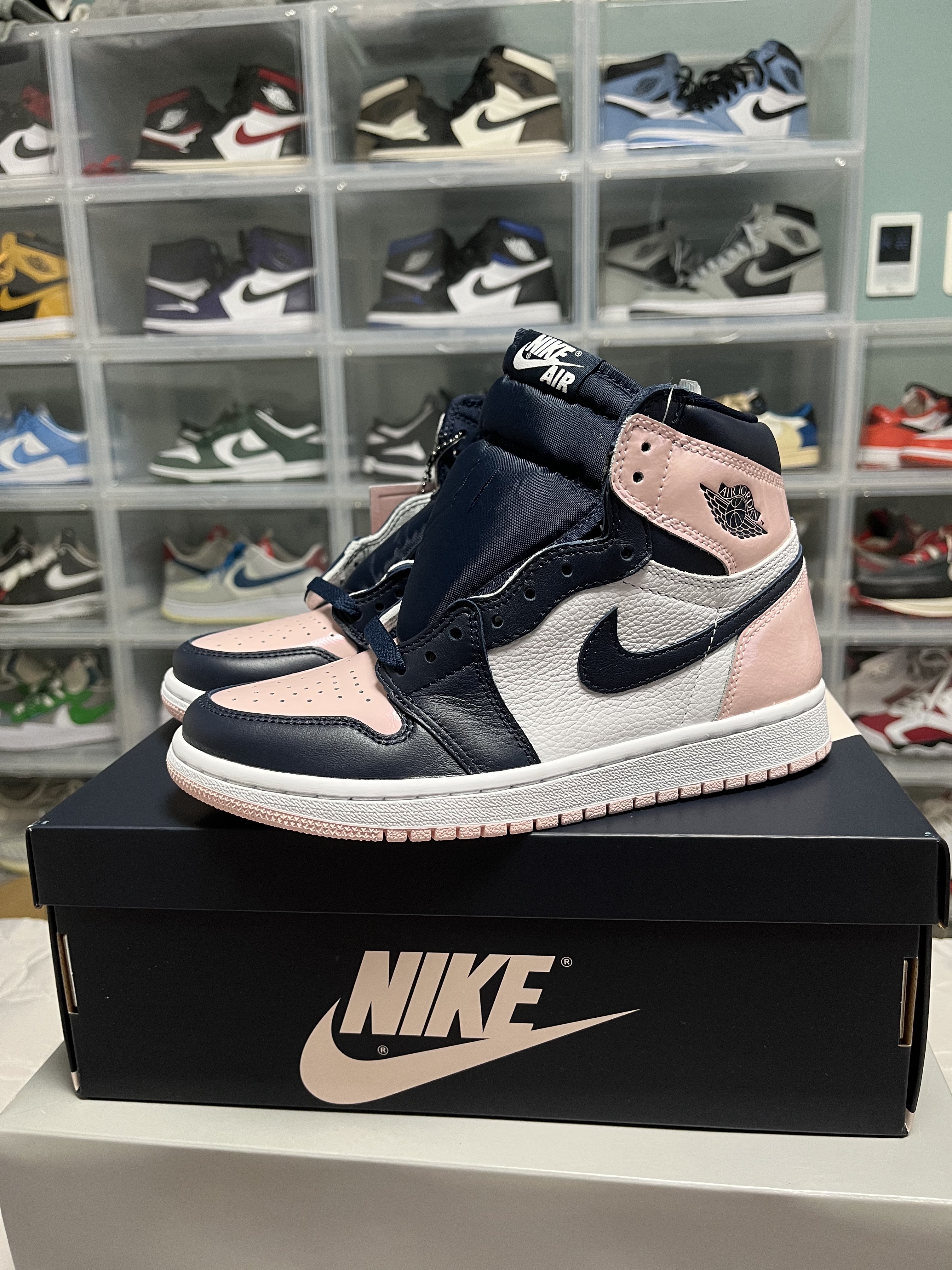 (W) Jordan 1 Retro High OG Atmosphere 착용 스타일 - 2