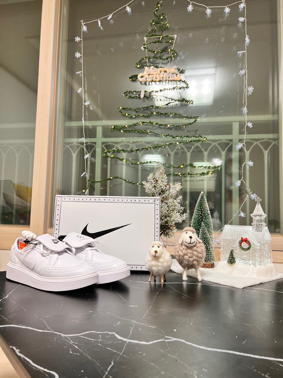 Nike x Peaceminusone Kwondo1 White 착용 스타일 - 1
