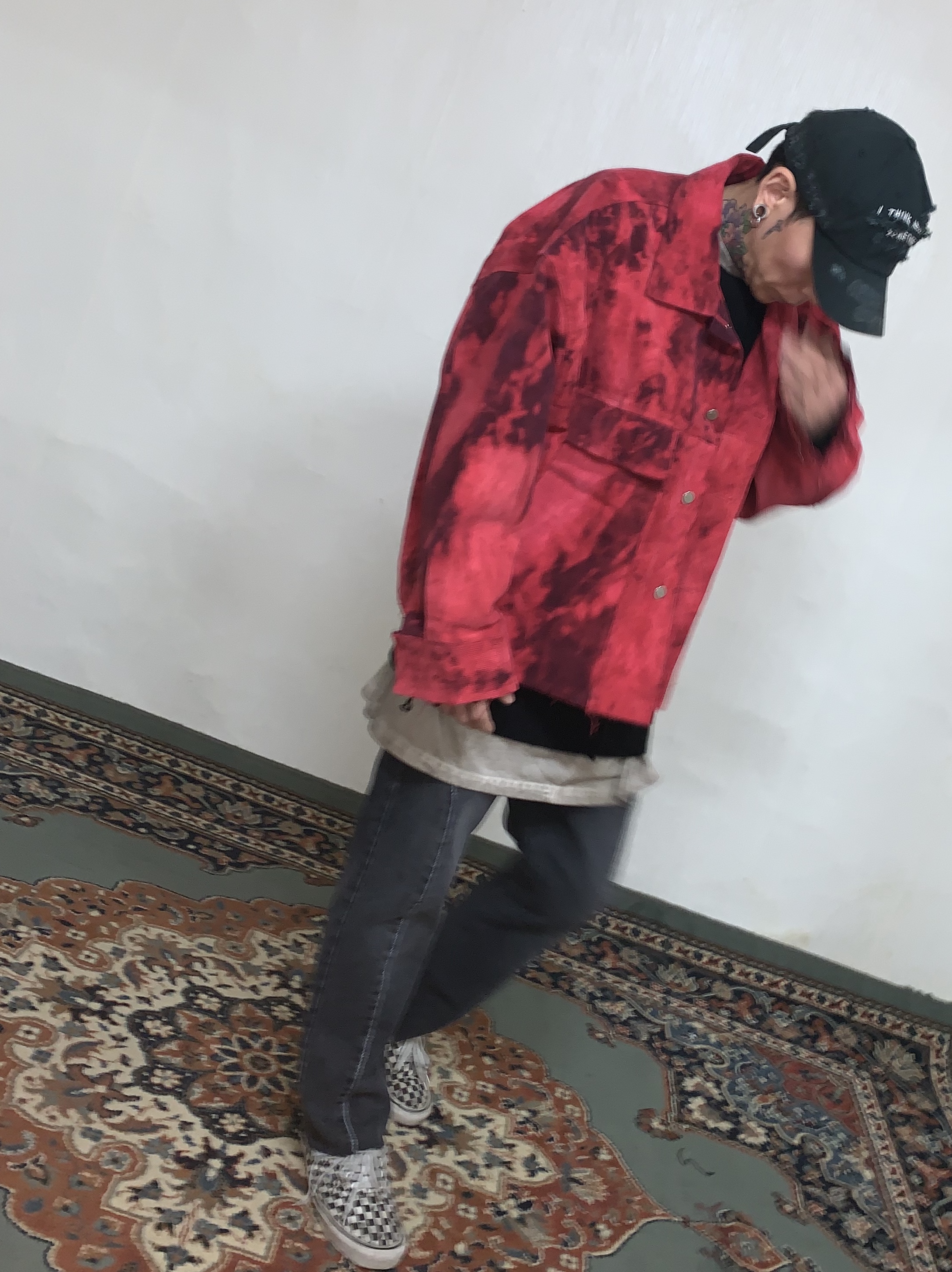 Vans Vault OG Era LX Checkerboard 착용 스타일