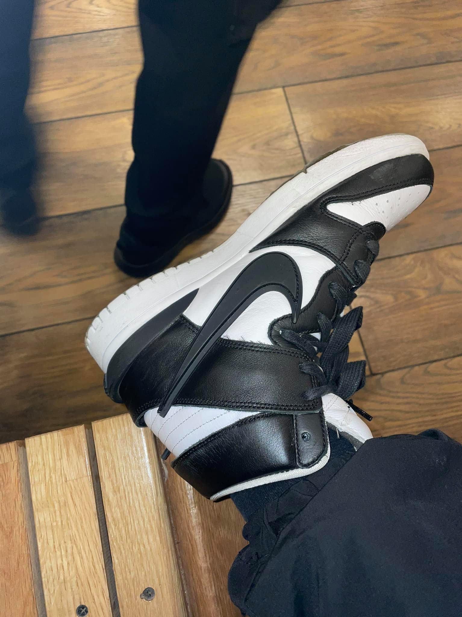 Nike x Ambush Dunk High Black 착용 스타일 - 1