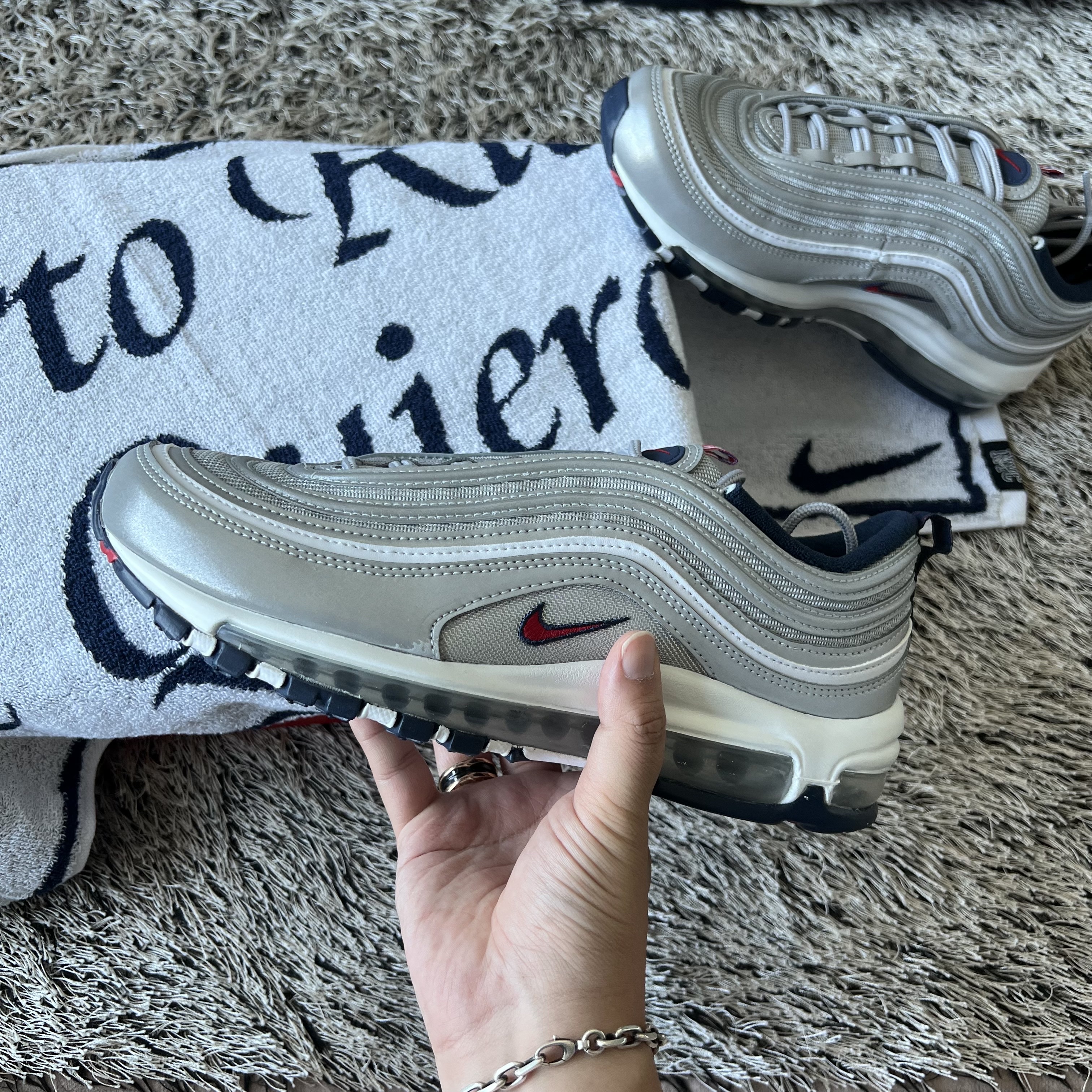 Nike Air Max 97 OG SP Puerto Rico 착용 스타일 - 1