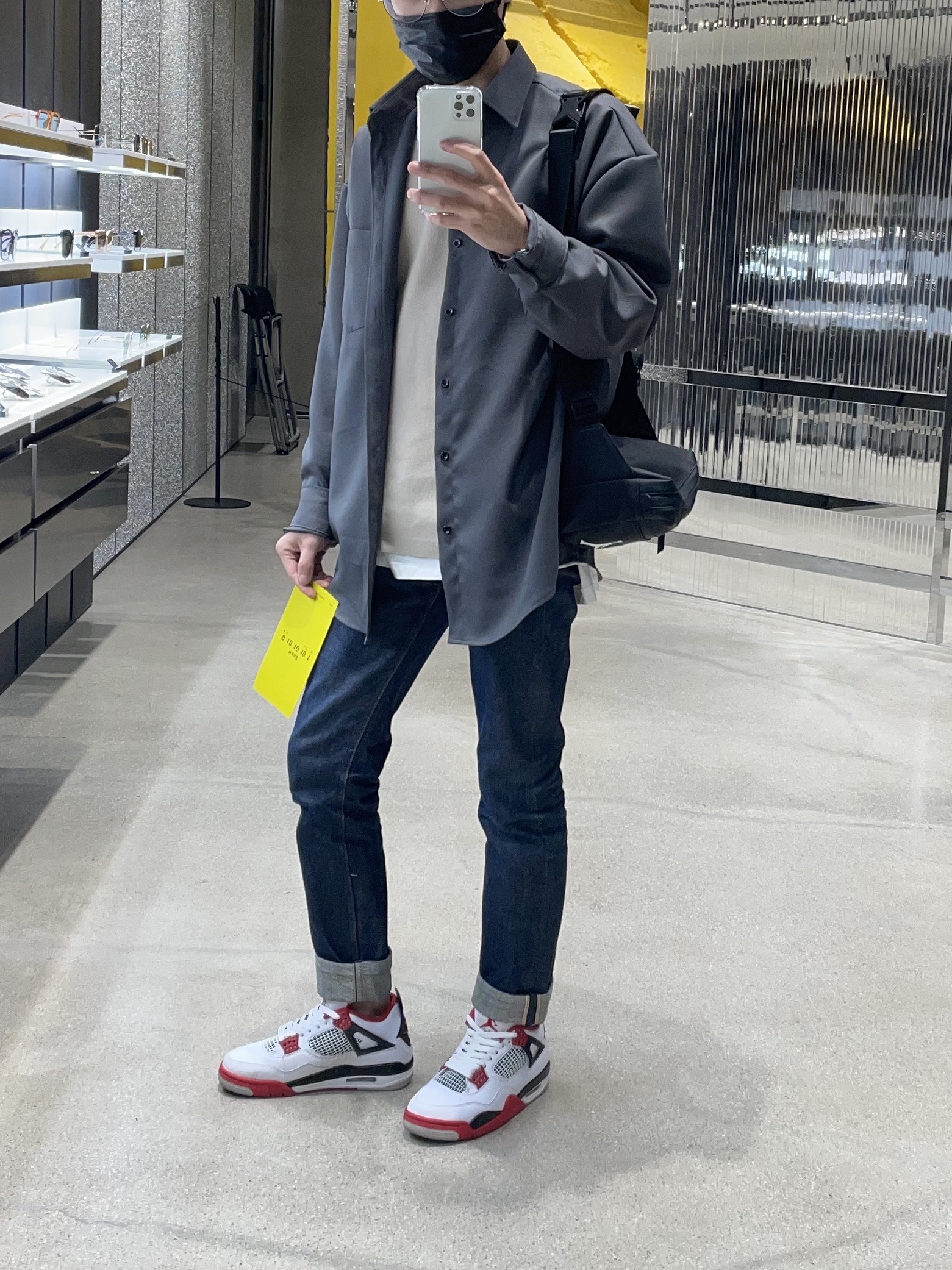 Jordan 4 Retro OG Fire Red 2020 착용 스타일