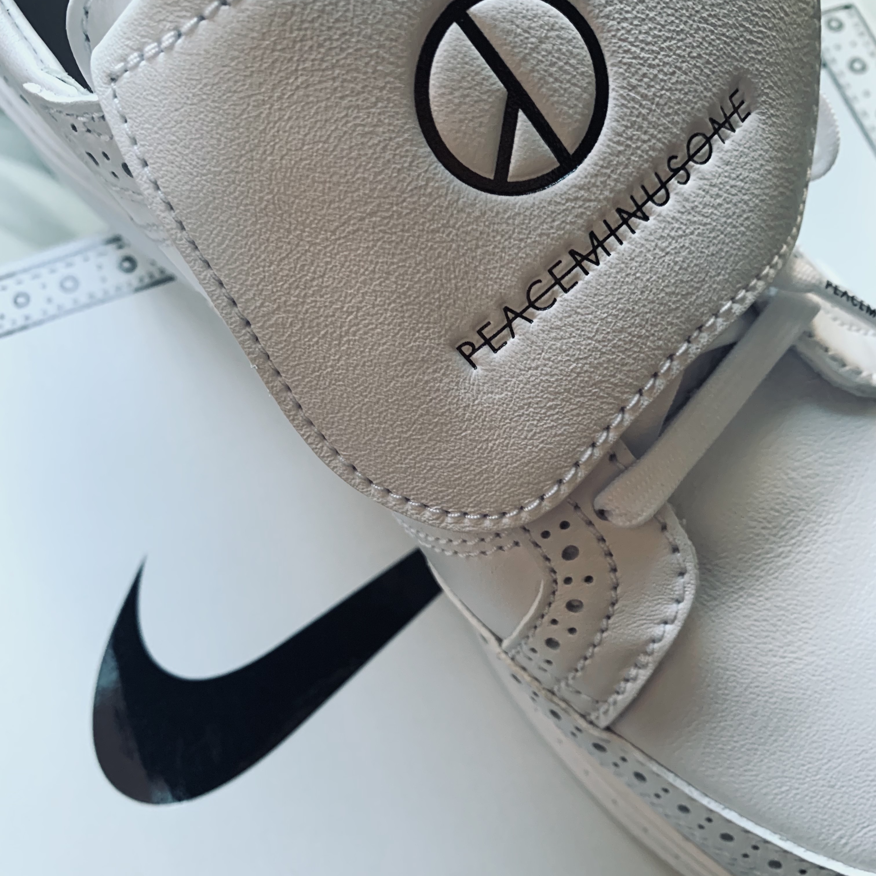 Nike x Peaceminusone Kwondo1 White 착용 스타일