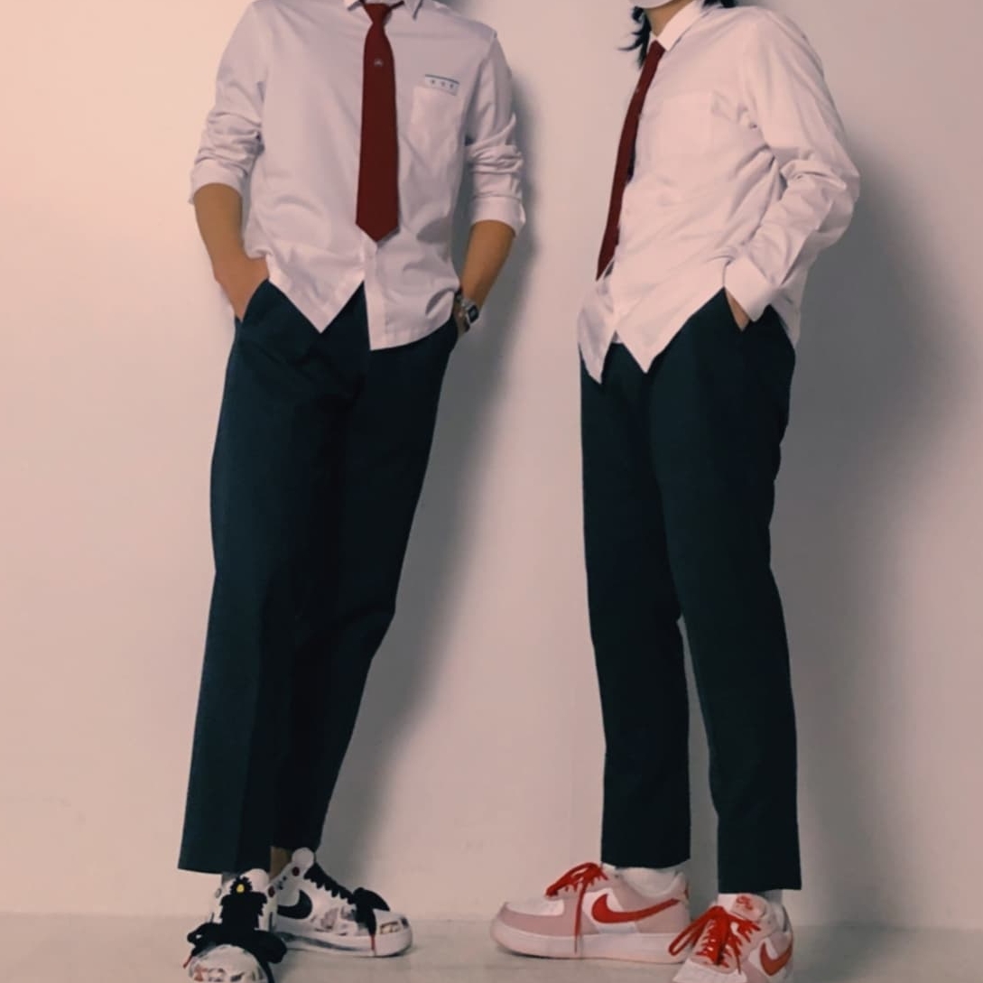 Nike x Peaceminusone Air Force 1 Low Para-Noise 2.0, Nike Air Force 1 '07 QS Valentine's Day 착용 스타일