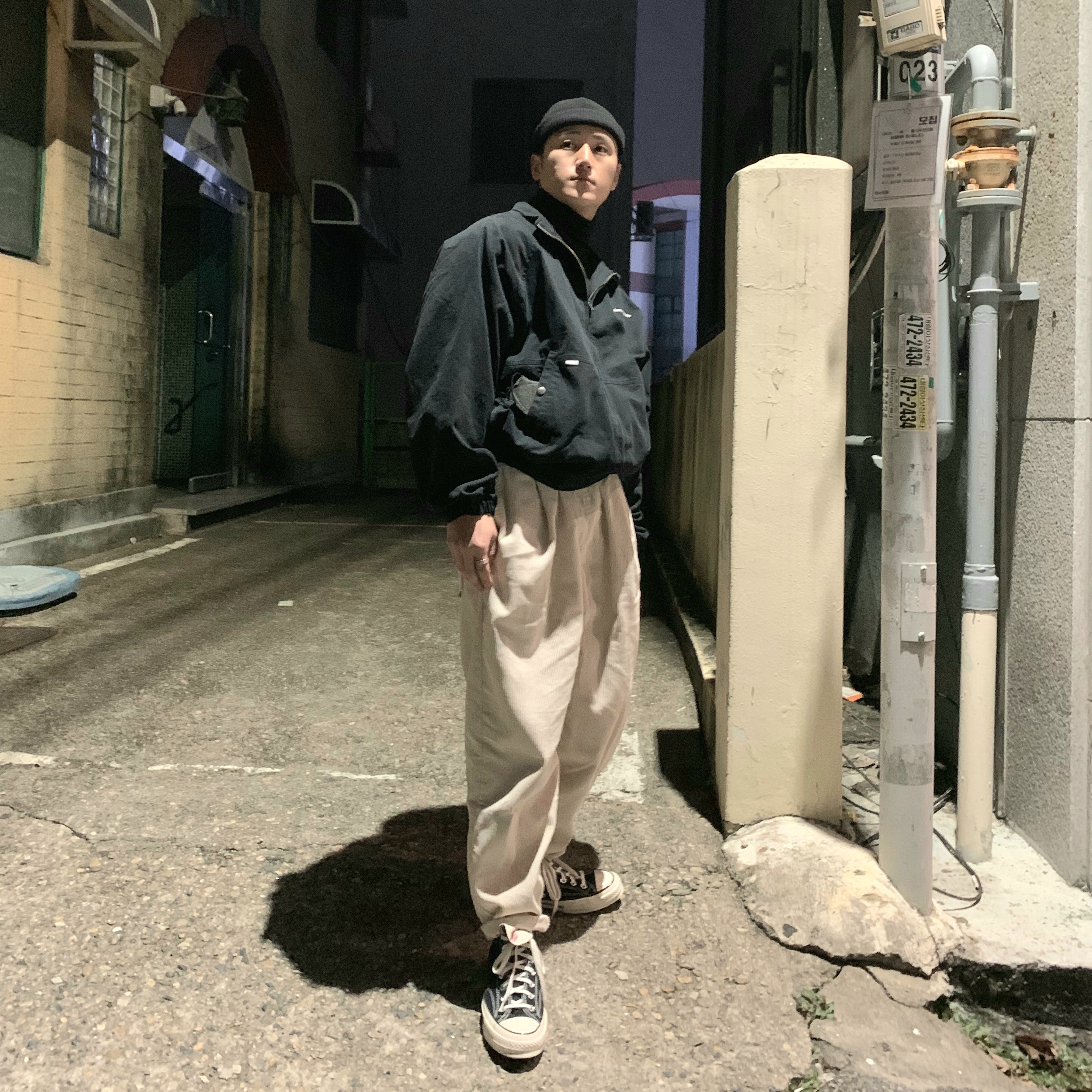 Converse Chuck 70 Hi Black 착용 스타일