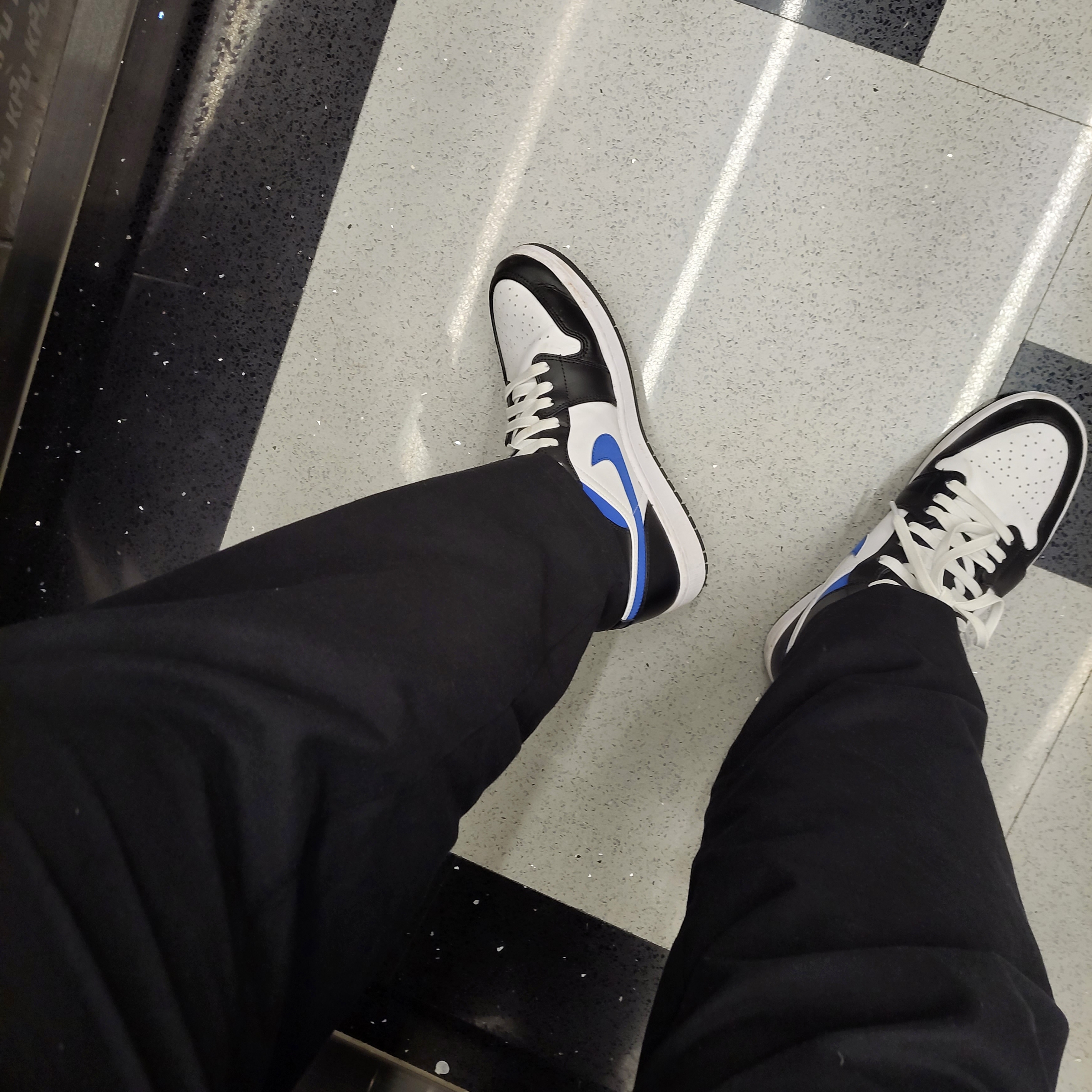 Jordan 1 Mid Racer Blue 착용 스타일