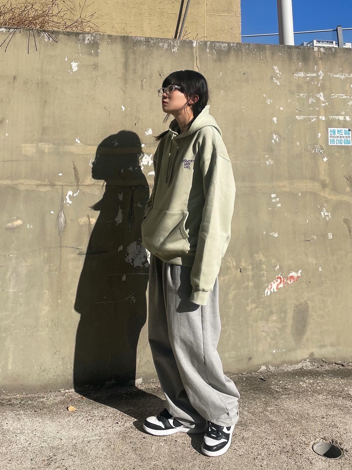 Nike x Ambush Dunk High Black 착용 스타일 - 2