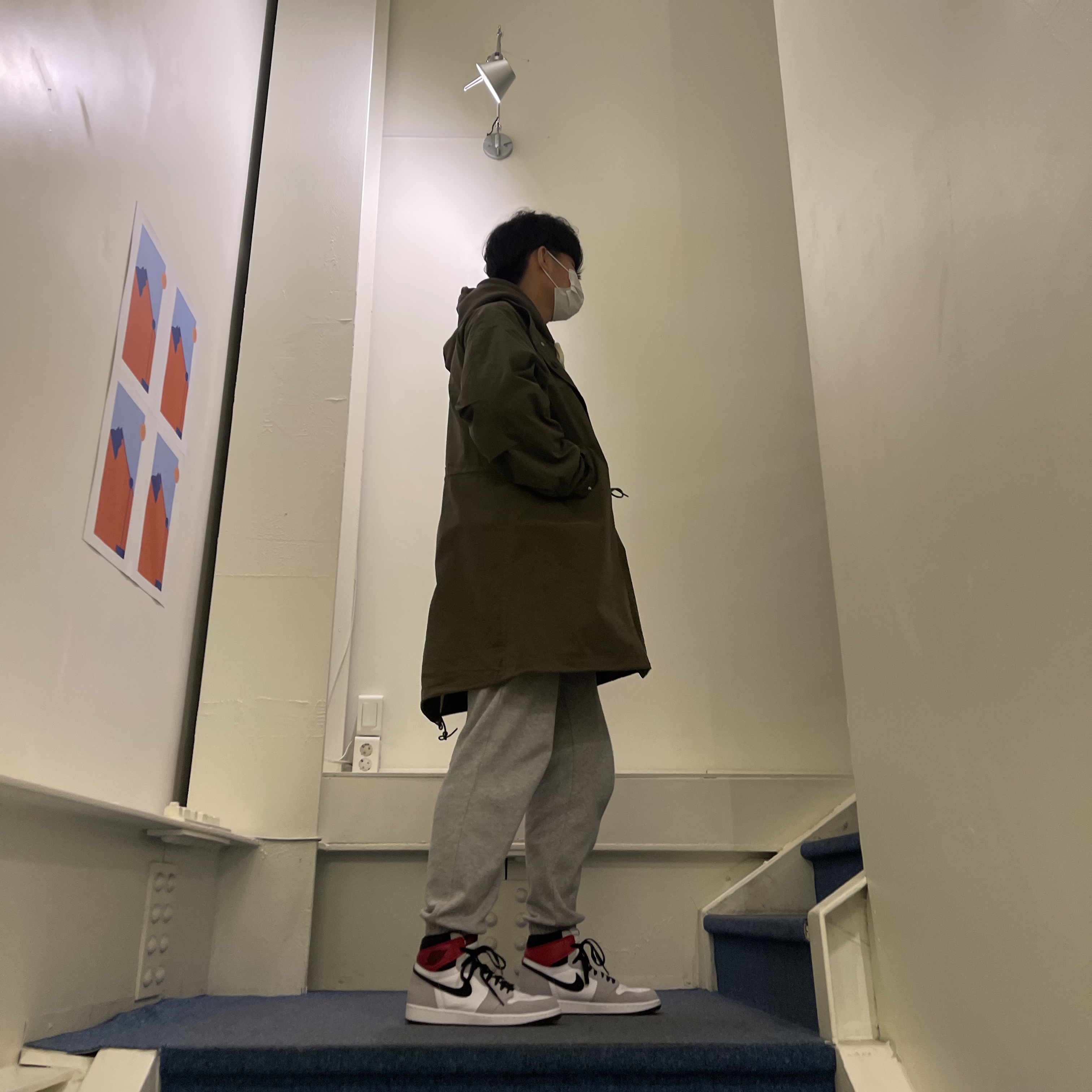 Jordan 1 Retro High OG Light Smoke Grey 착용 스타일