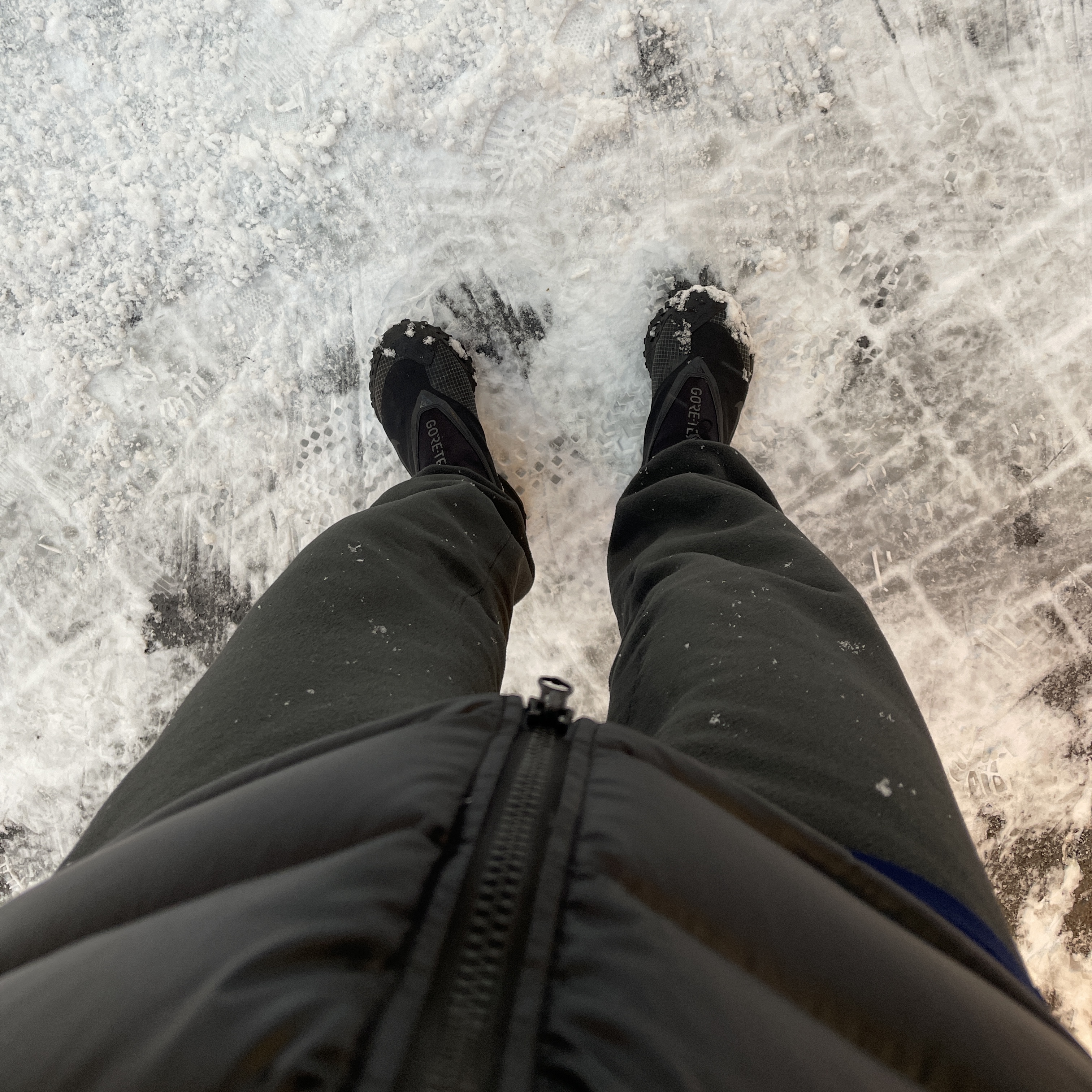 Nike ACG Mountain Fly Gore-Tex Black and Dark Grey, Nike ACG Polartec Wolf Tree Pants Off Noir - Asia 착용 스타일