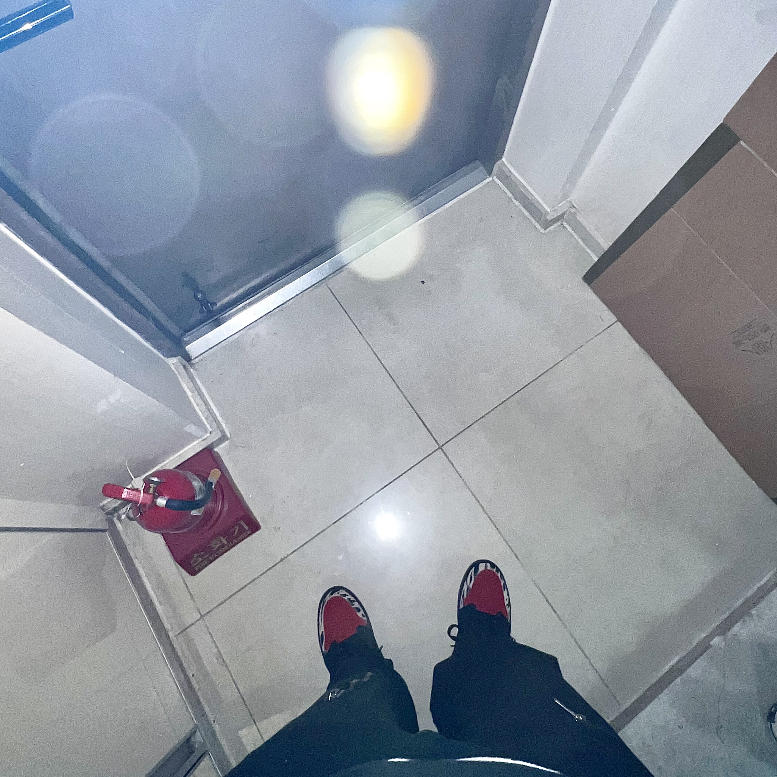 Jordan 1 x SoleFly Retro Low OG SP Black and Sport Red 착용 스타일 - 2