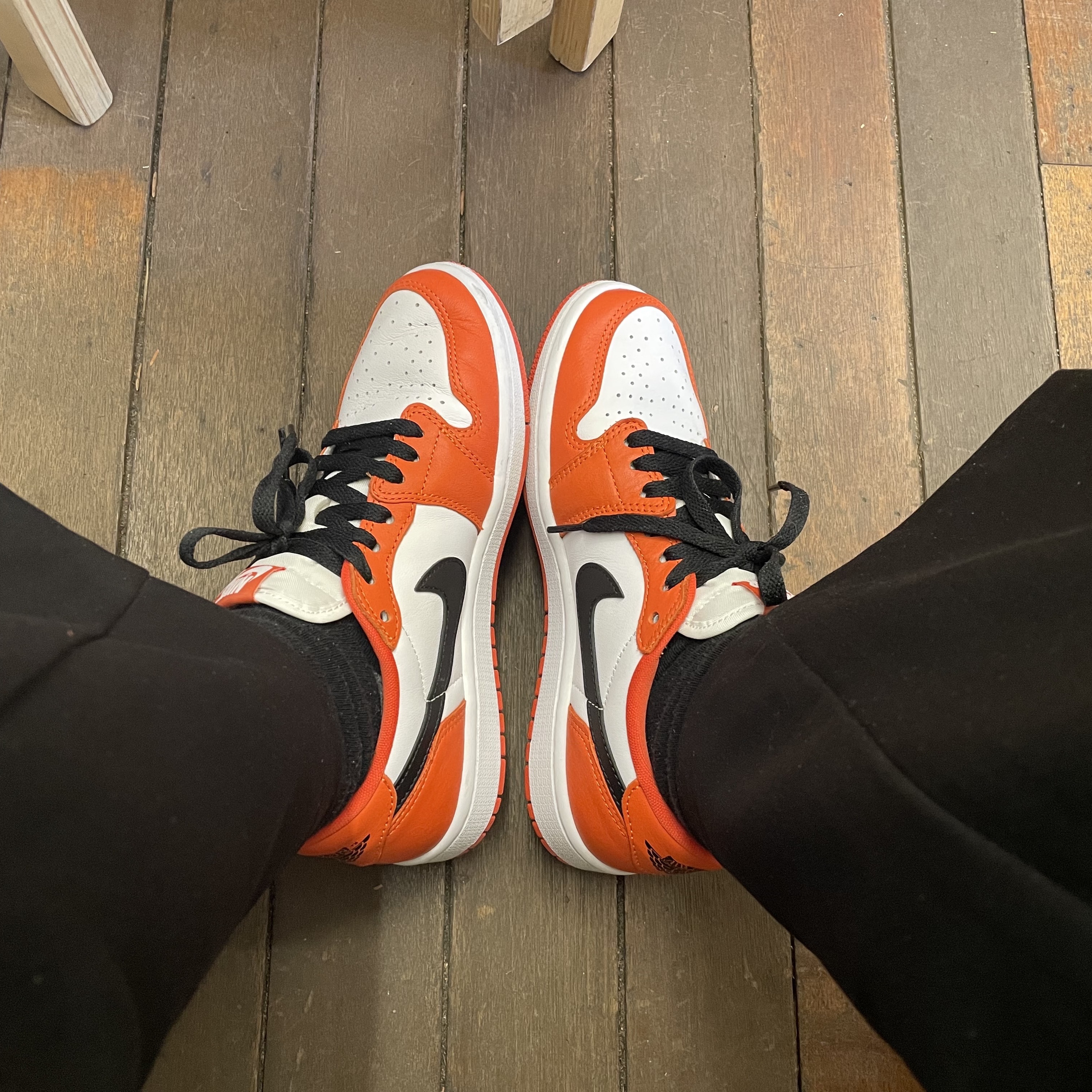 (W) Jordan 1 Low OG Starfish 착용 스타일 - 3