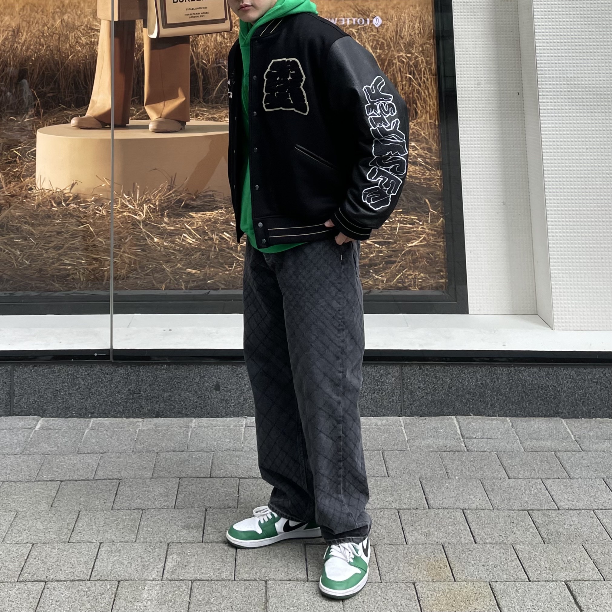 Jordan 1 Low Pine Green 착용 스타일 - 2