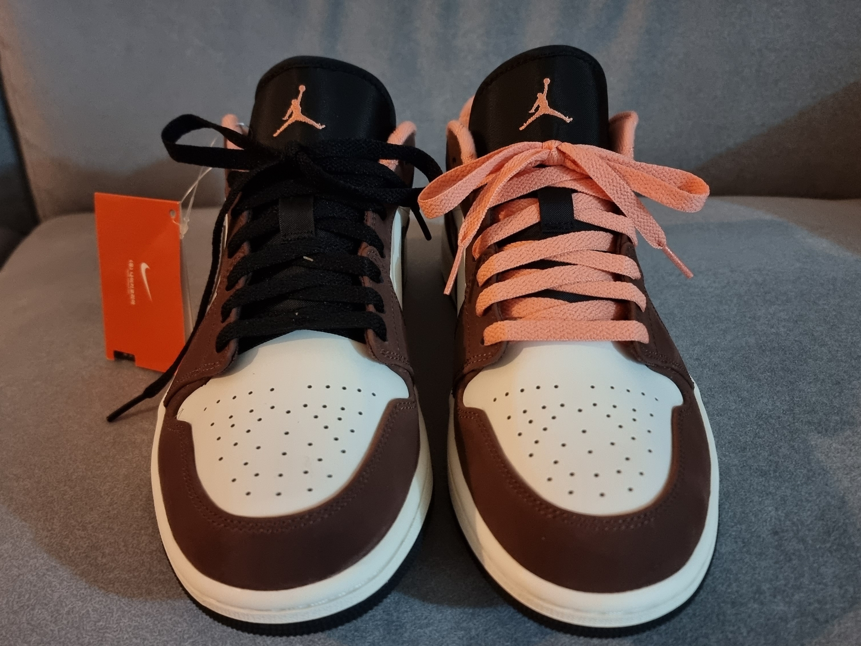 Jordan 1 Low SE Chocolate Bliss 착용 스타일 - 1