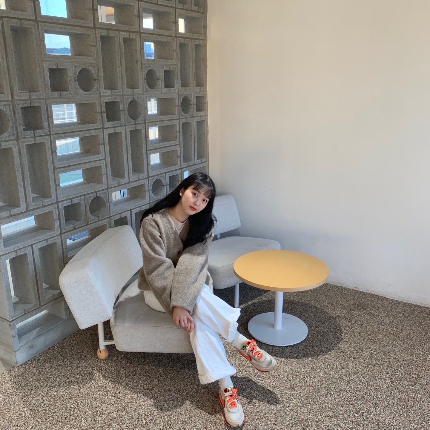 Nike x Sacai x Clot LDWaffle Orange Blaze 착용 스타일