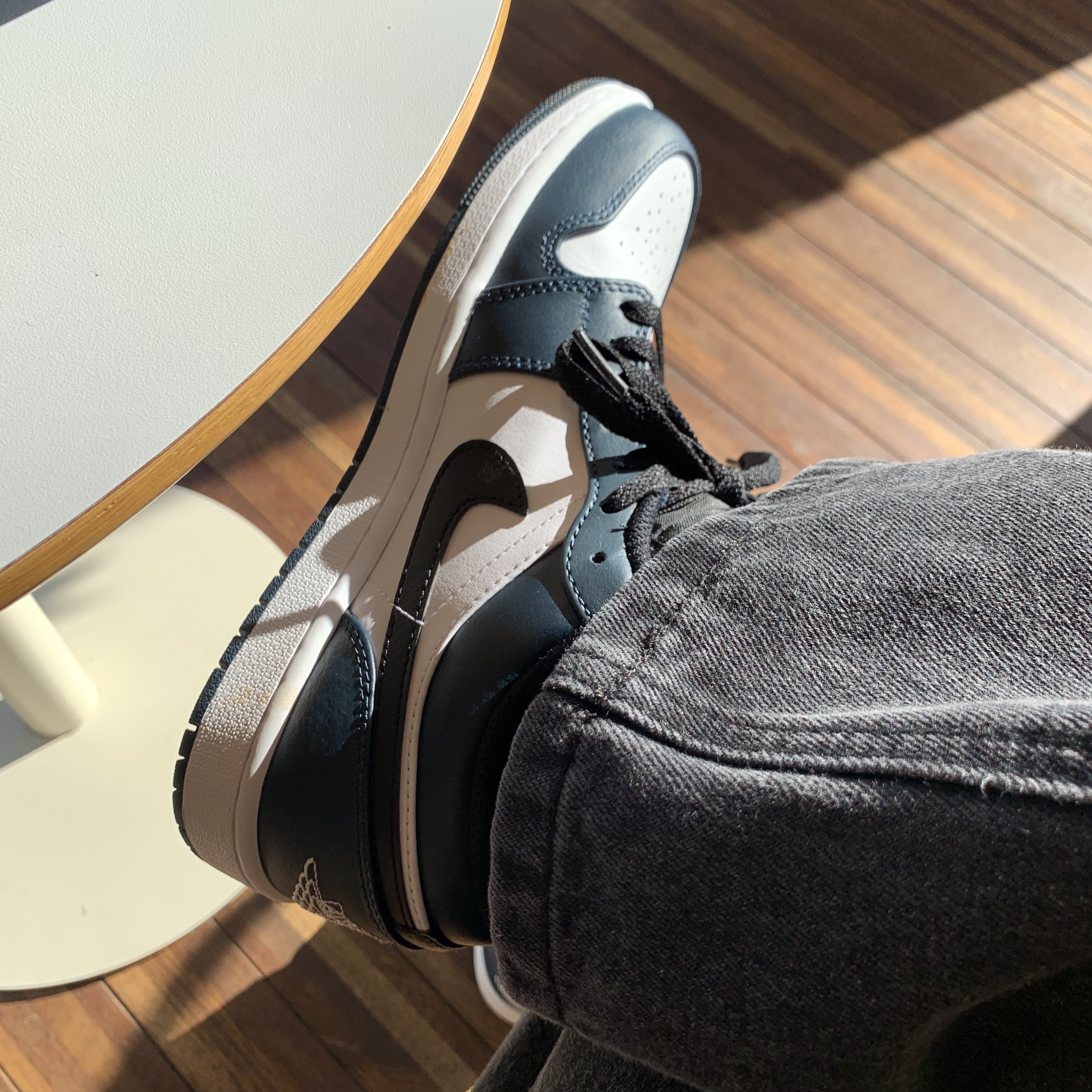 Jordan 1 Low Dark Teal, (GS) Jordan 1 Low Armory Navy 착용 스타일 - 2