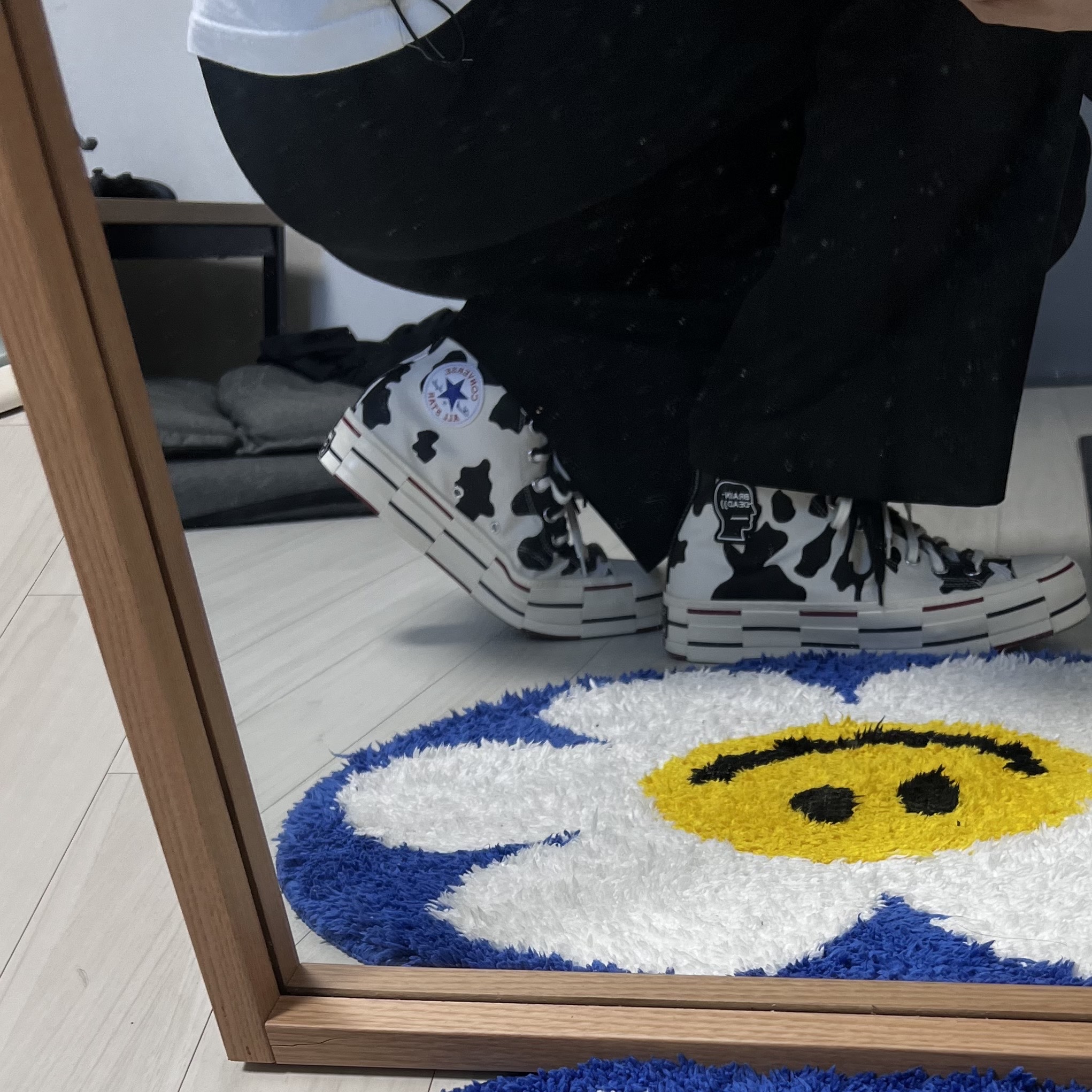 Converse x Brain Dead Chuck 70 Hi Egret 착용 스타일