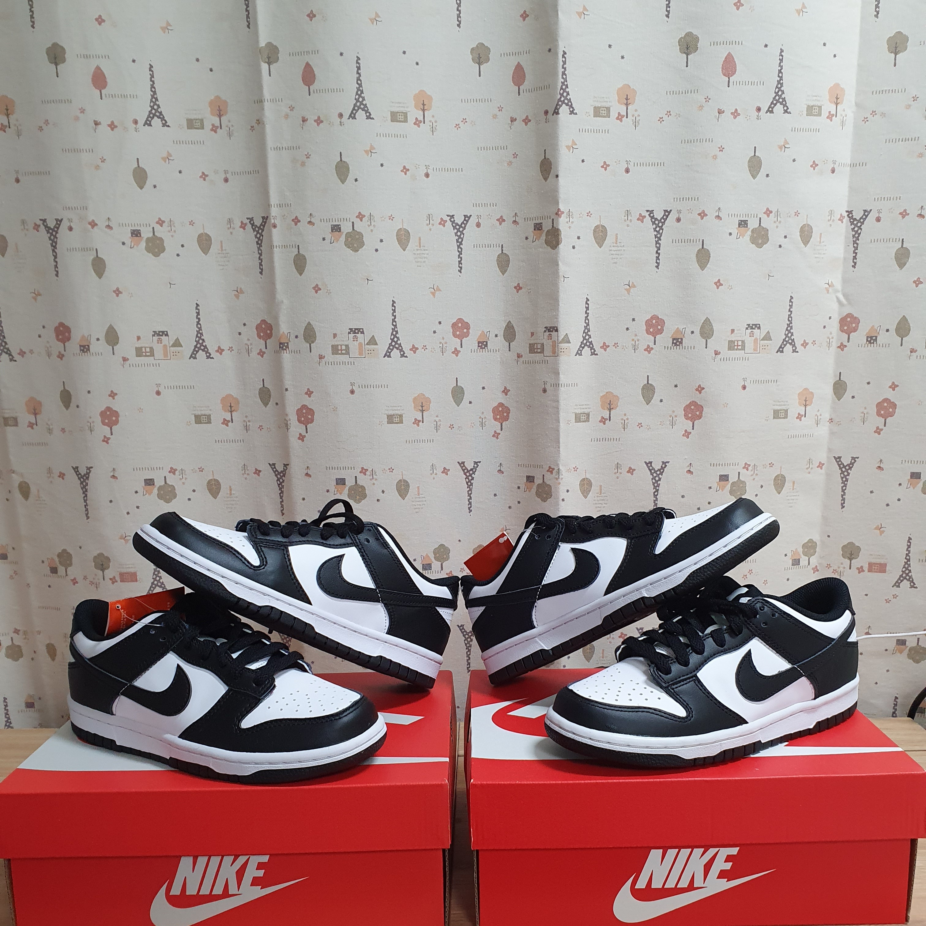 (GS) Nike Dunk Low Black 착용 스타일