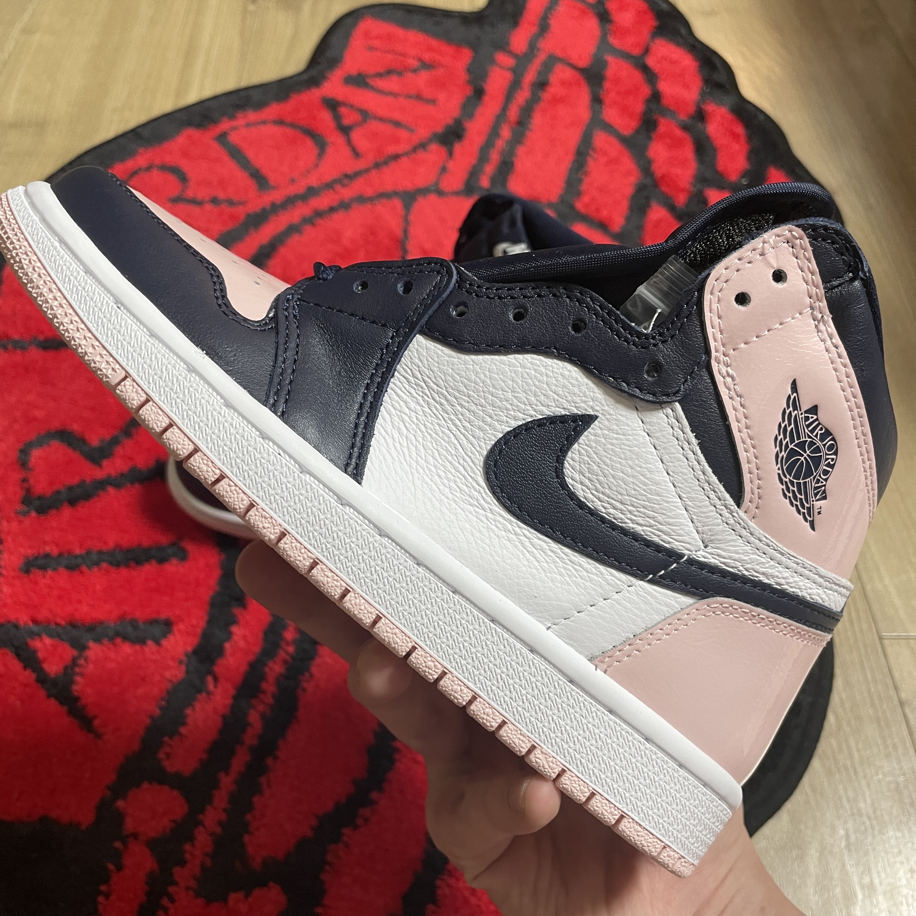 (W) Jordan 1 Retro High OG Atmosphere 착용 스타일 - 2