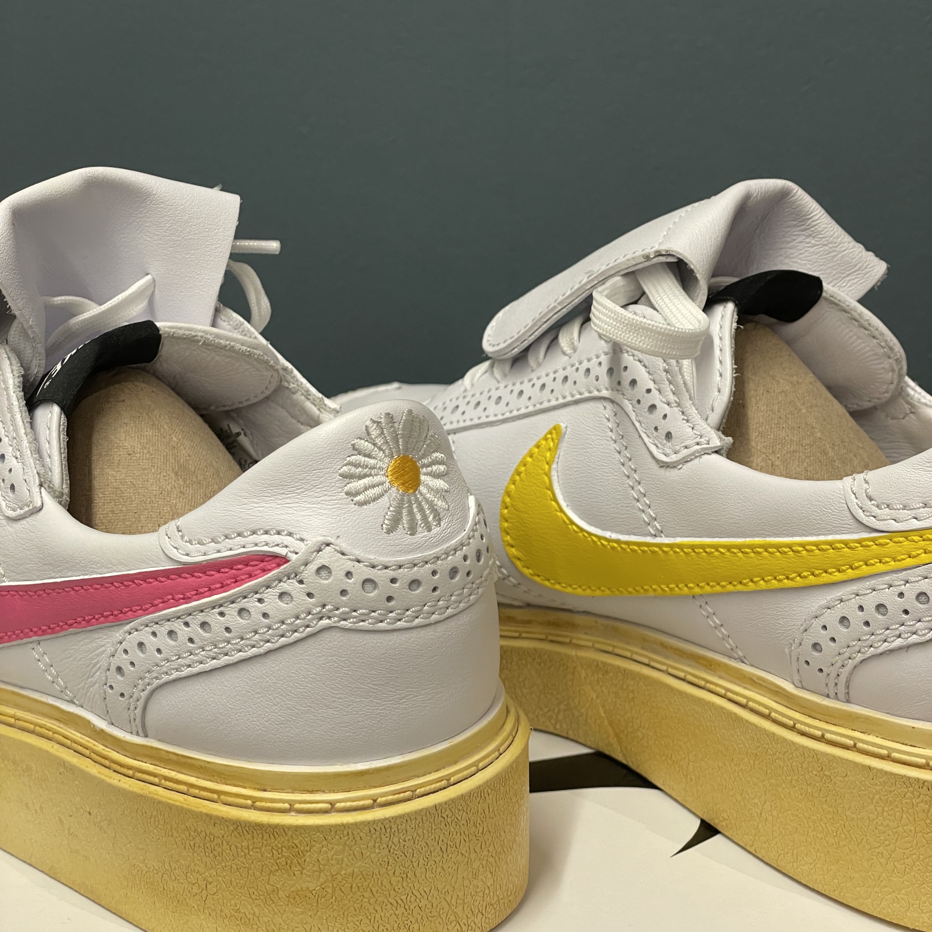 Nike x Peaceminusone Kwondo1 White 착용 스타일 - 2