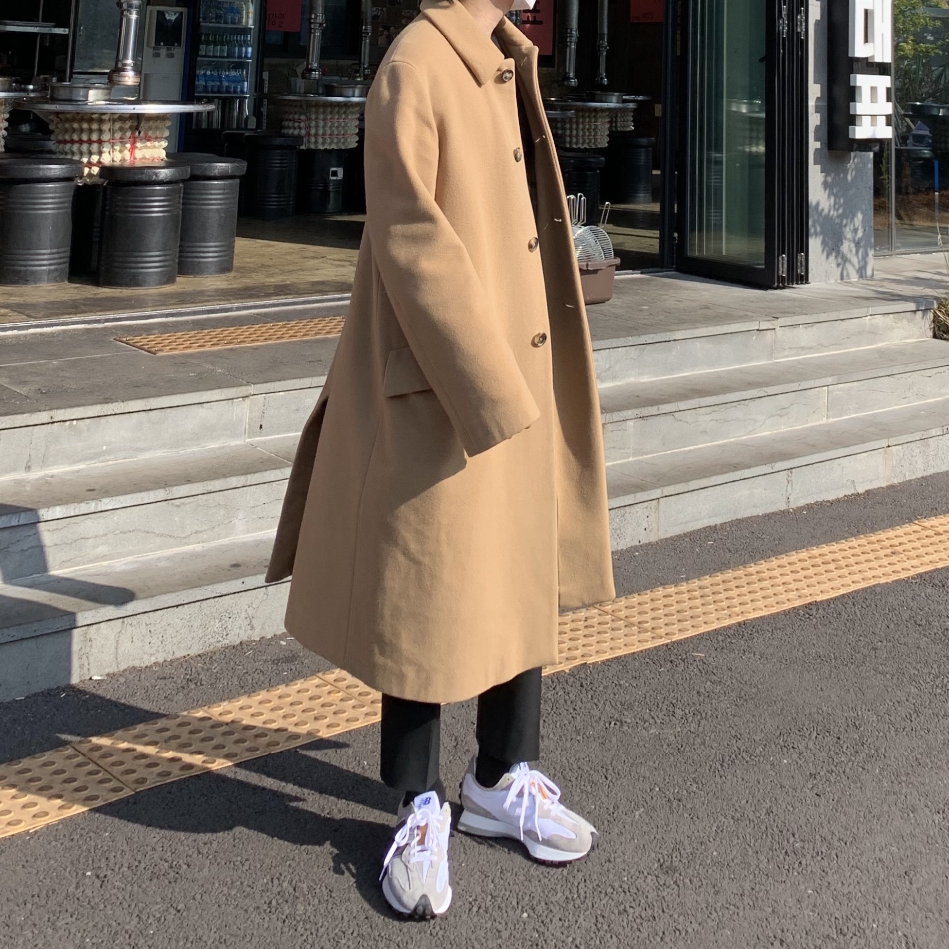 New Balance x Levi's 327 Grey (Levi's Tag) 착용 스타일