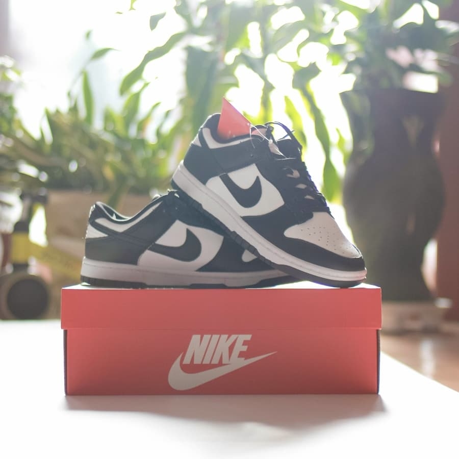Nike Dunk Low Retro Black 착용 스타일 - 3