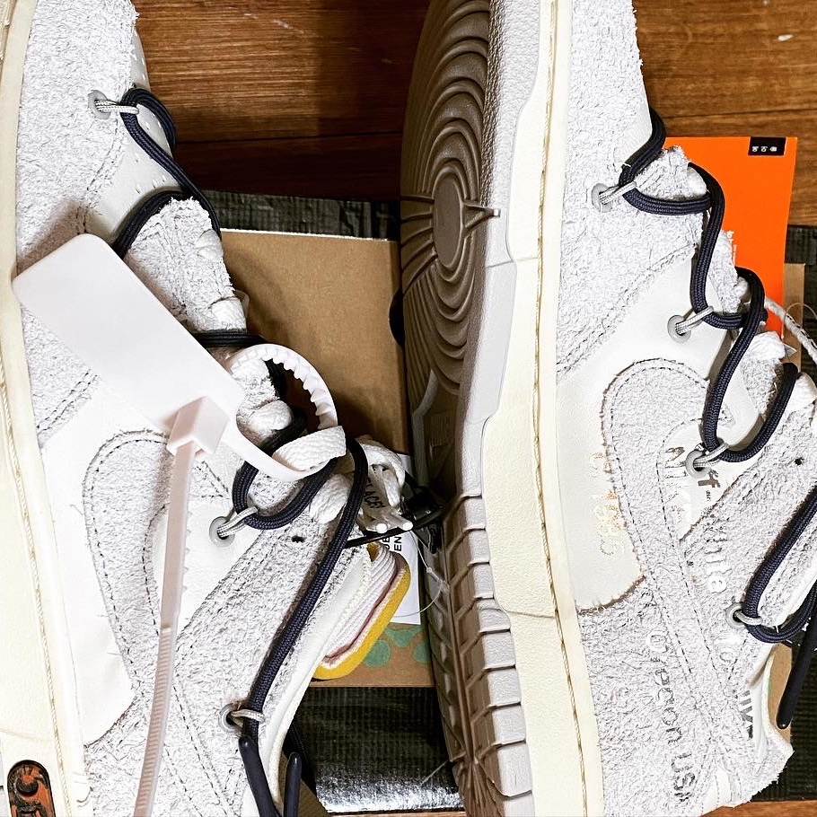 Nike x Off-White Dunk Low The 50 - Lot 18 착용 스타일 - 1