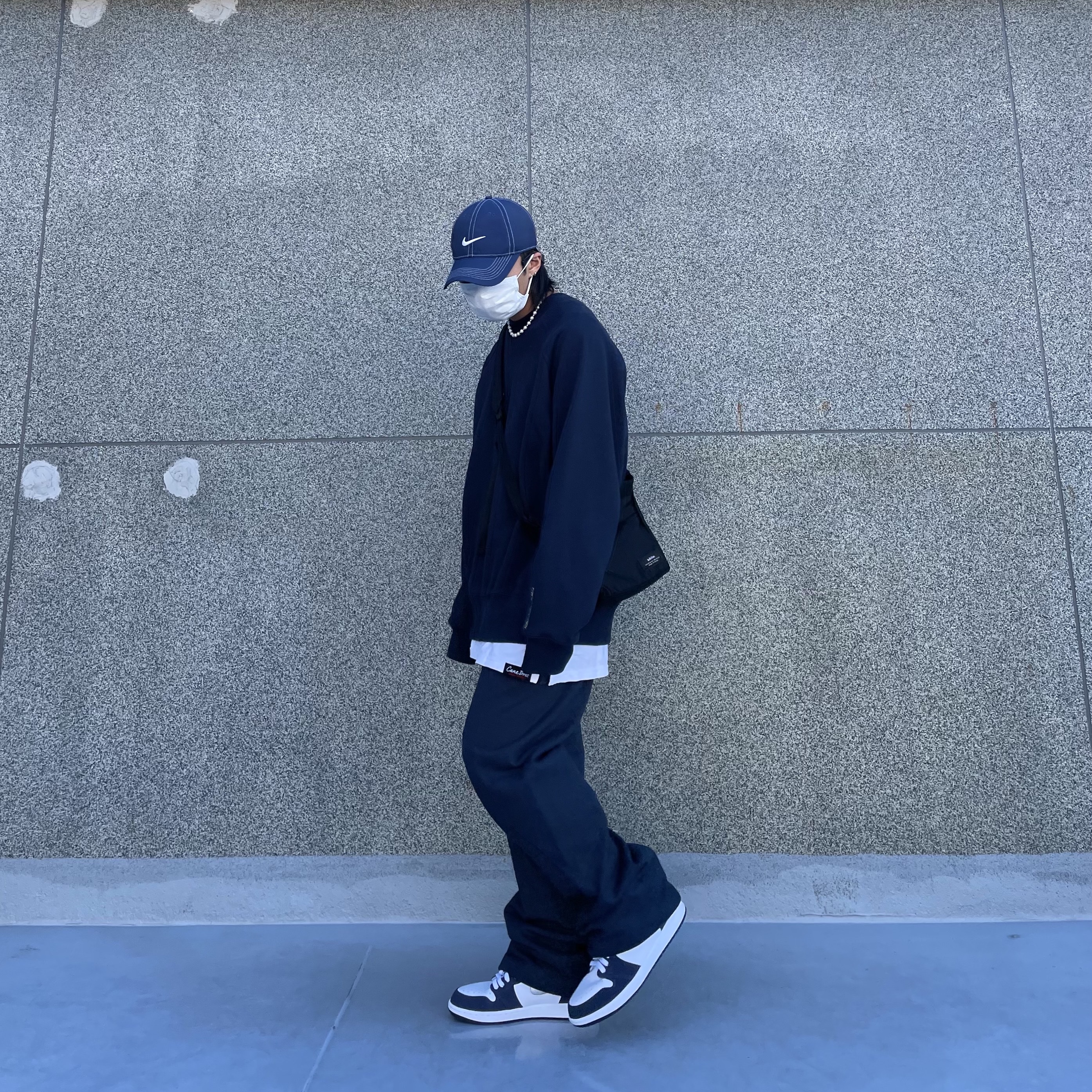 Jordan 1 Retro High OG CO.JP Midnight Navy 착용 스타일 - 1
