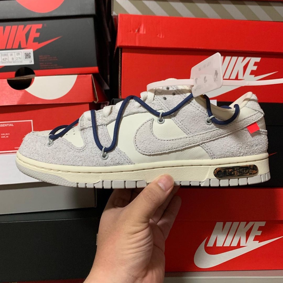 Nike x Off-White Dunk Low The 50 - Lot 18 착용 스타일