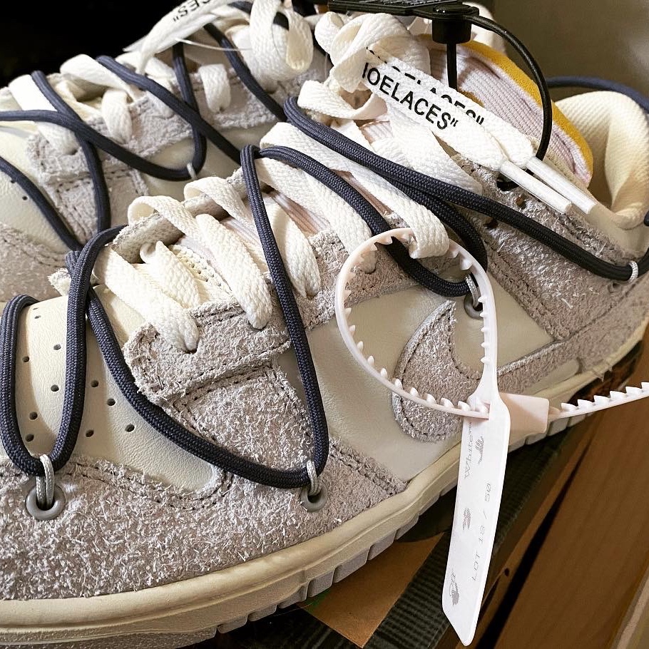 Nike x Off-White Dunk Low The 50 - Lot 18 착용 스타일 - 2