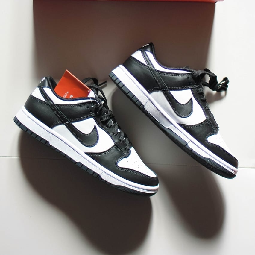 Nike Dunk Low Retro Black 착용 스타일 - 1