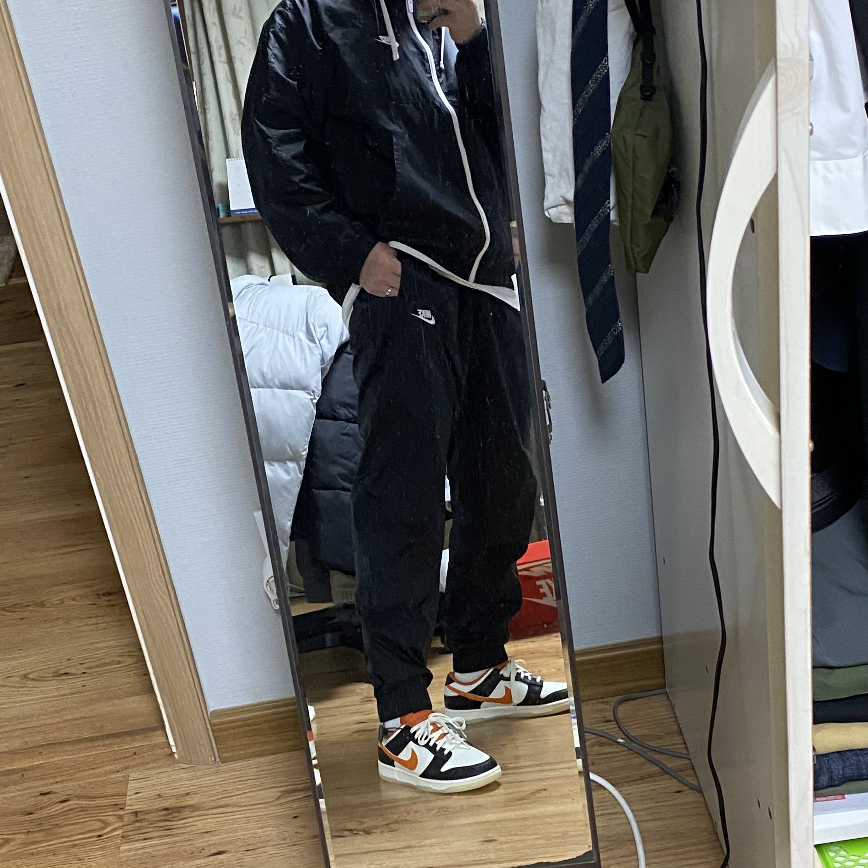 Nike Dunk Low Retro PRM Halloween 착용 스타일 - 1