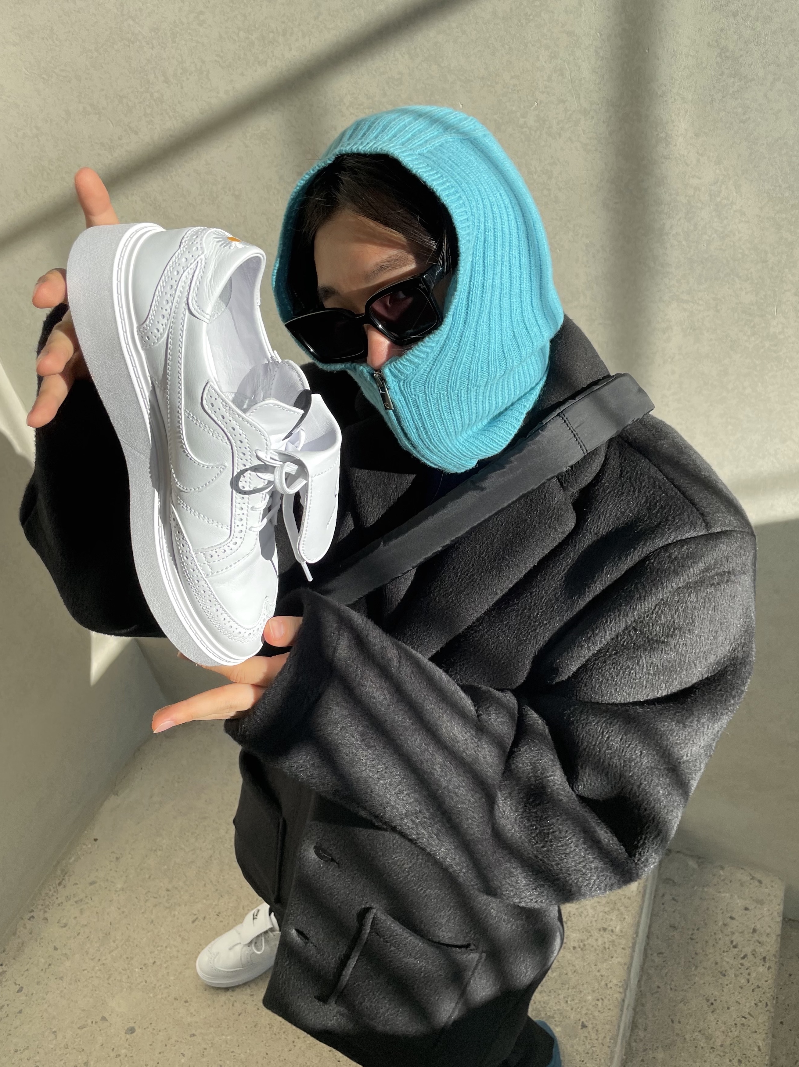 Nike x Peaceminusone Kwondo1 White 착용 스타일 - 1