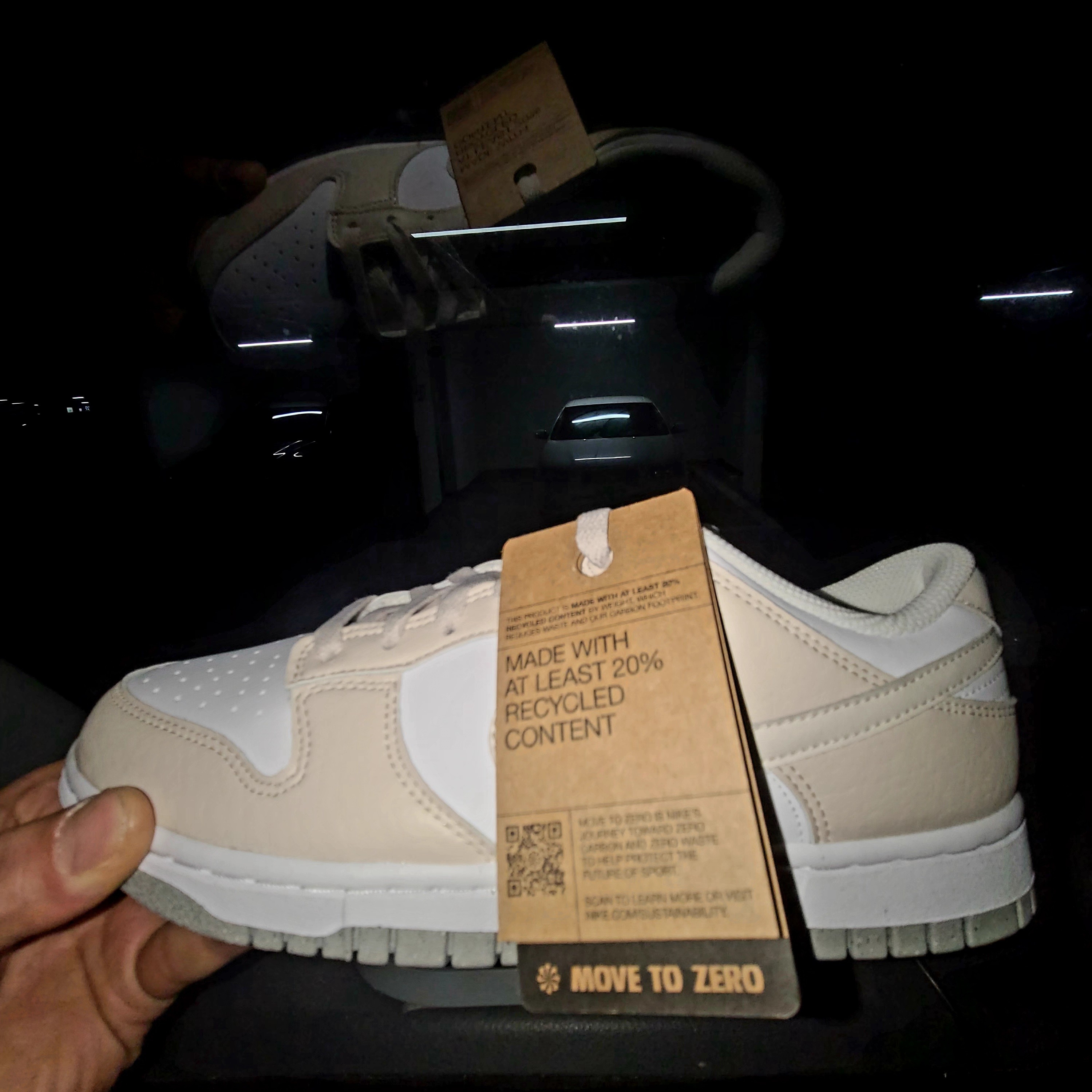 (W) Nike Dunk Low Next Nature Light Orewood Brown 착용 스타일