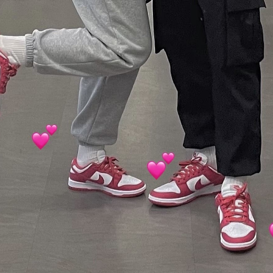 (W) Nike Dunk Low Archeo Pink 착용 스타일