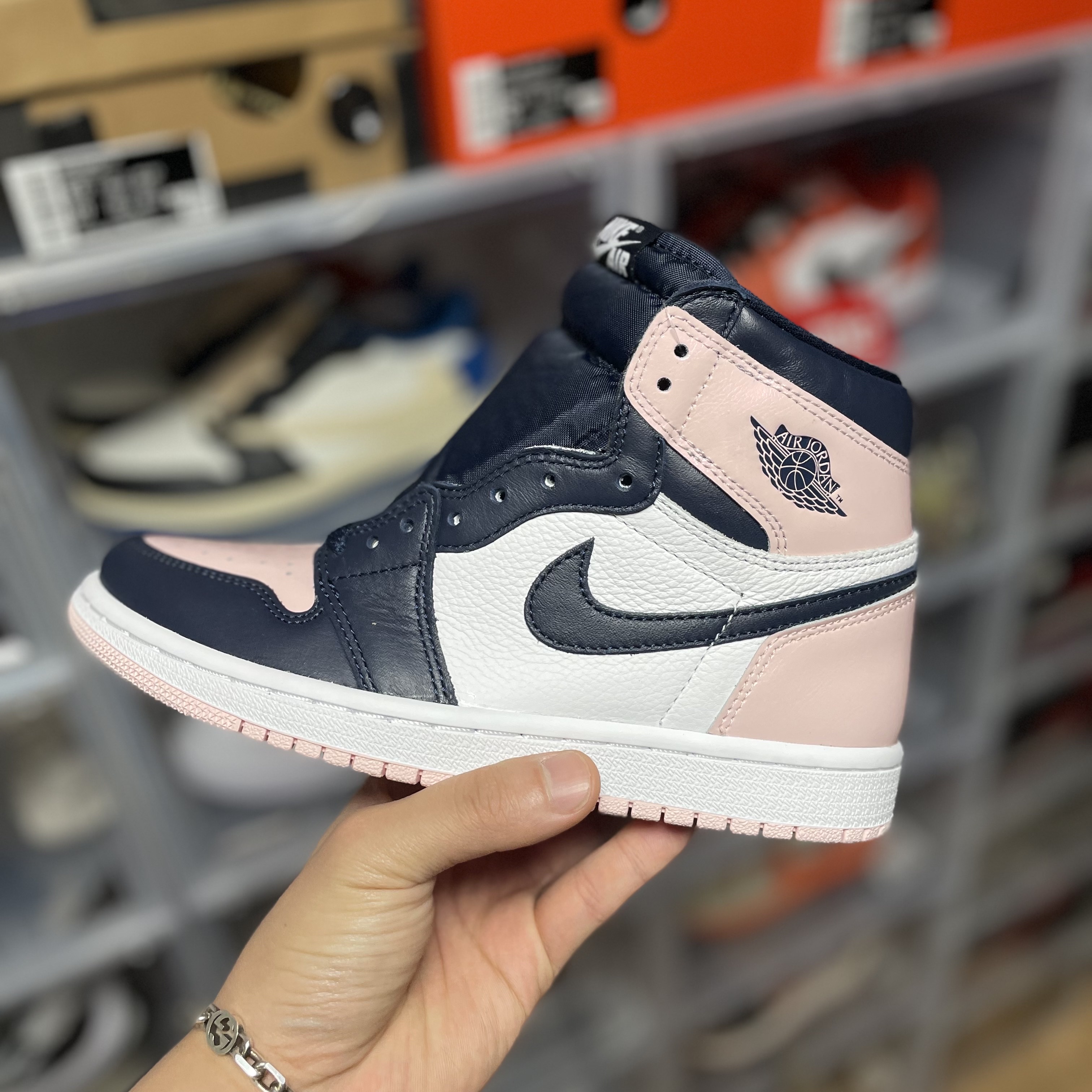 (W) Jordan 1 Retro High OG Atmosphere 착용 스타일