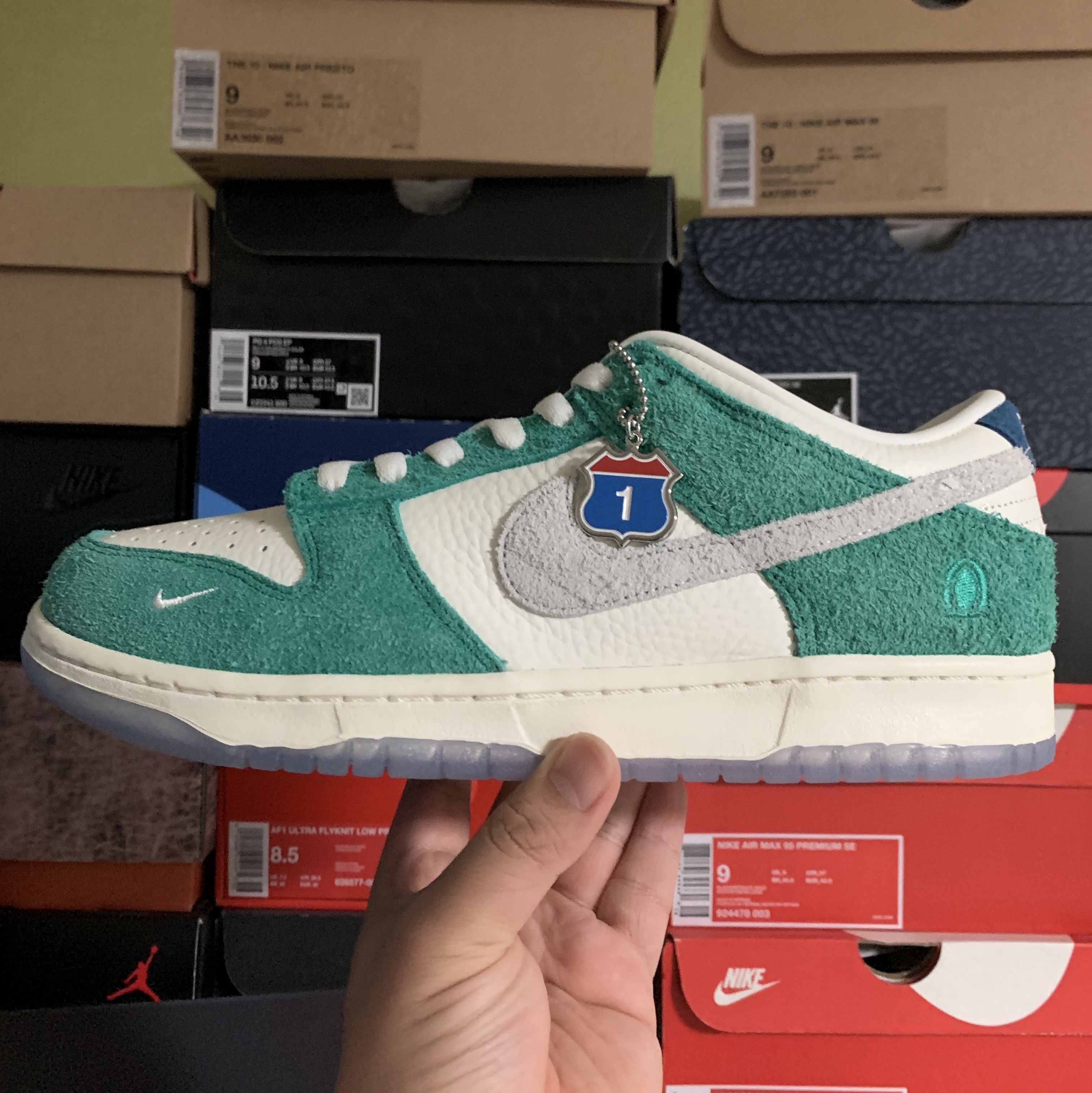 Nike x Kasina Dunk Low Road Sign - Kasina Exclusive 착용 스타일