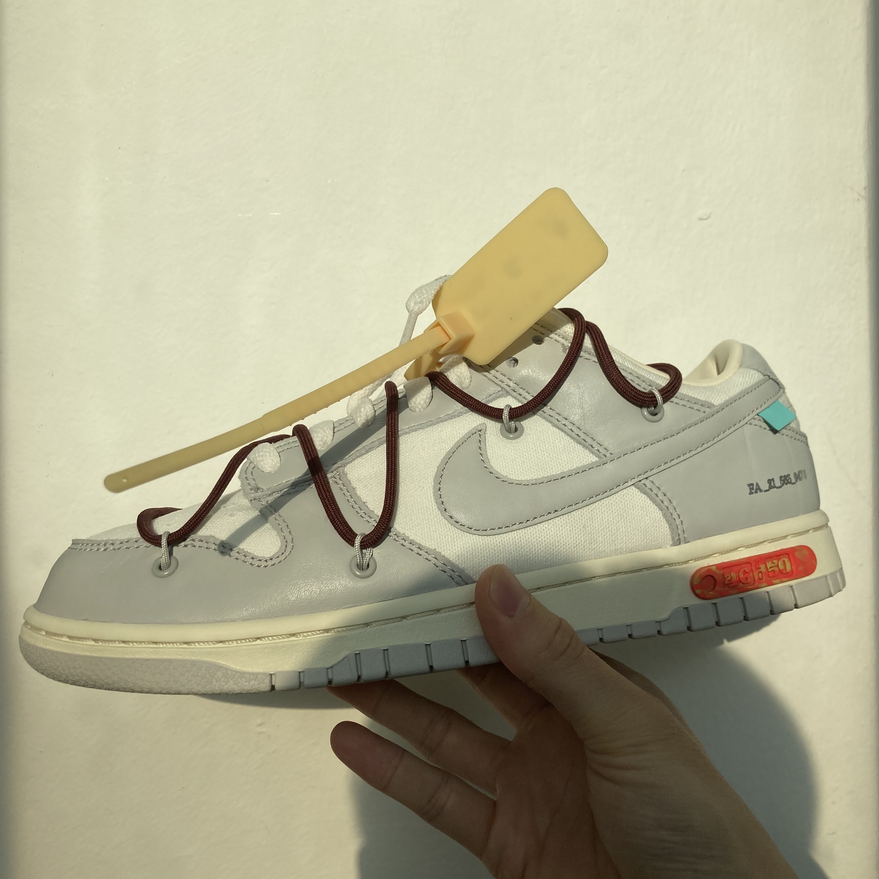 Nike x Off-White Dunk Low The 50 - Lot 46 착용 스타일 - 1