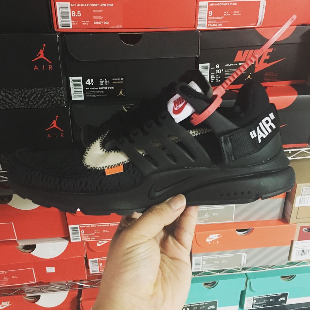 Nike x Off-White Air Presto Black 착용 스타일