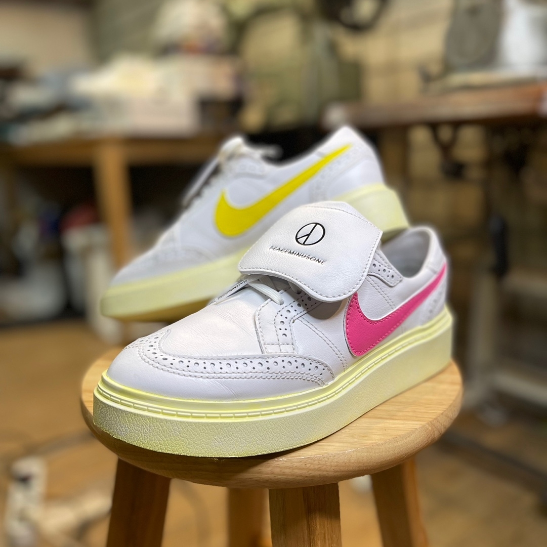 Nike x Peaceminusone Kwondo1 White 착용 스타일 - 2