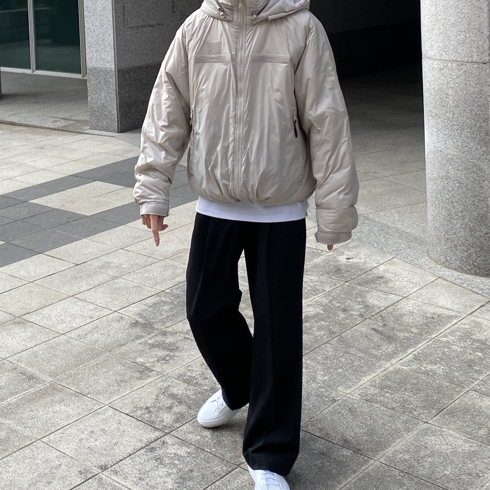 Common Projects Original Achilles Low White 착용 스타일