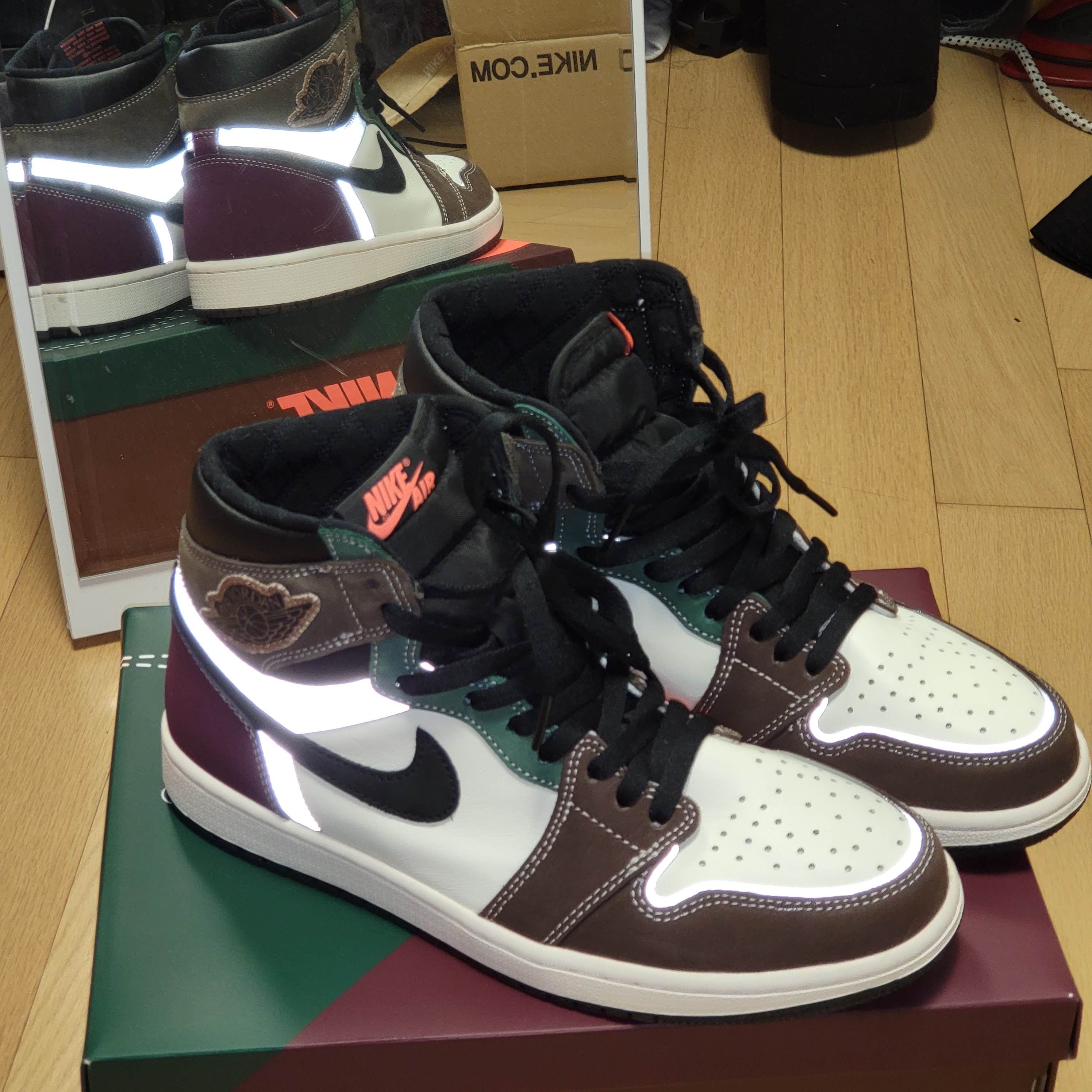 Jordan 1 Retro High OG Craft 착용 스타일 - 1