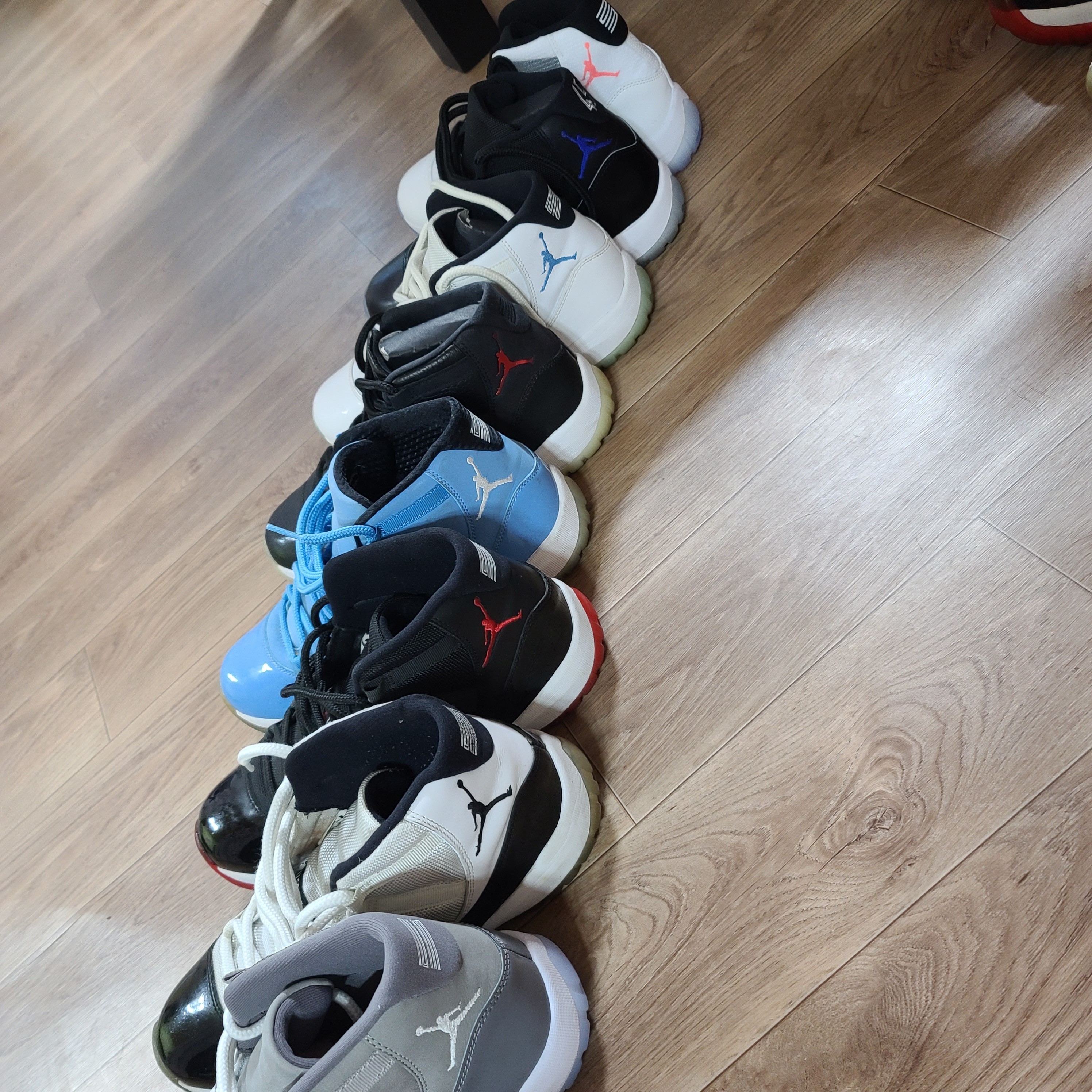 Jordan 11 Retro Cool Grey 2021, Jordan 11 Retro Bred 2012 착용 스타일