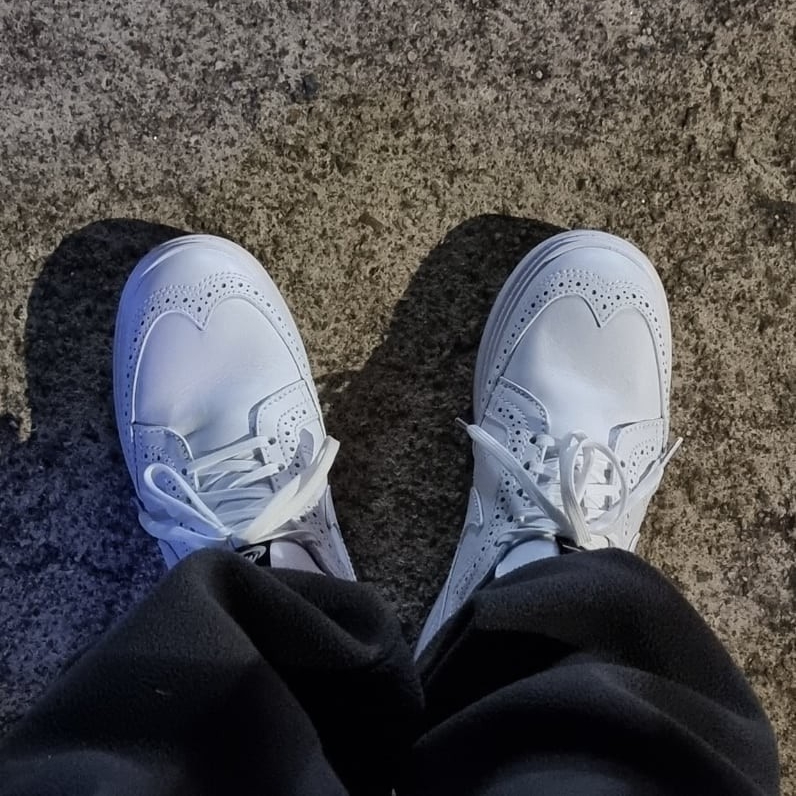 Nike x Peaceminusone Kwondo1 White 착용 스타일 - 1