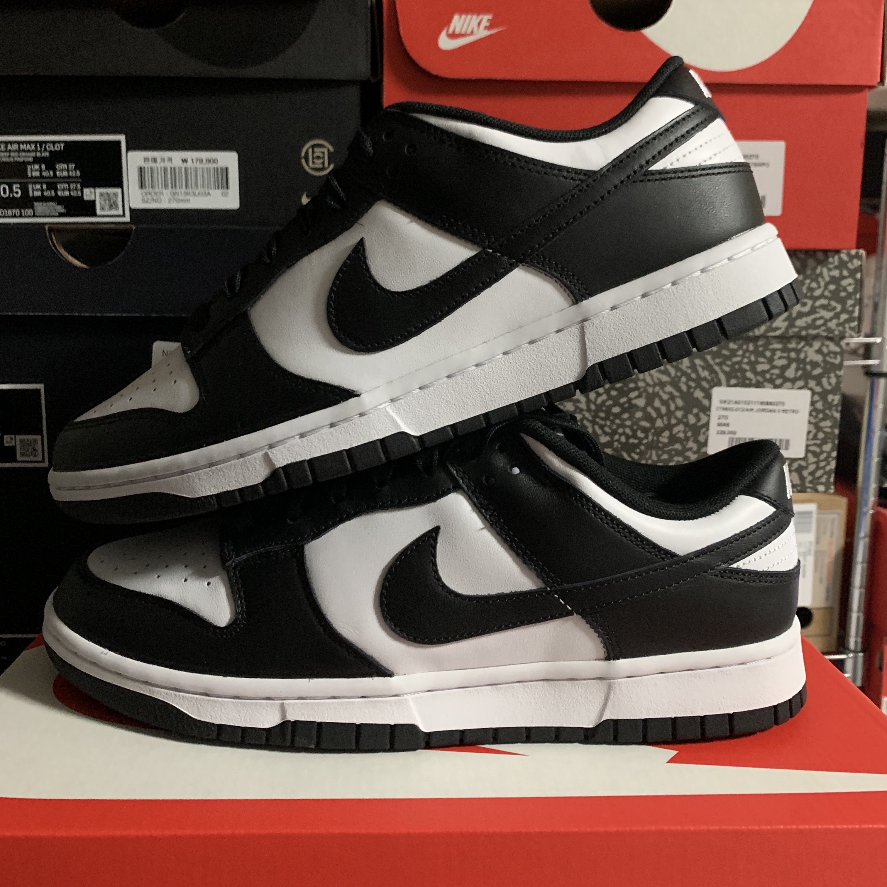 Nike Dunk Low Retro Black 착용 스타일