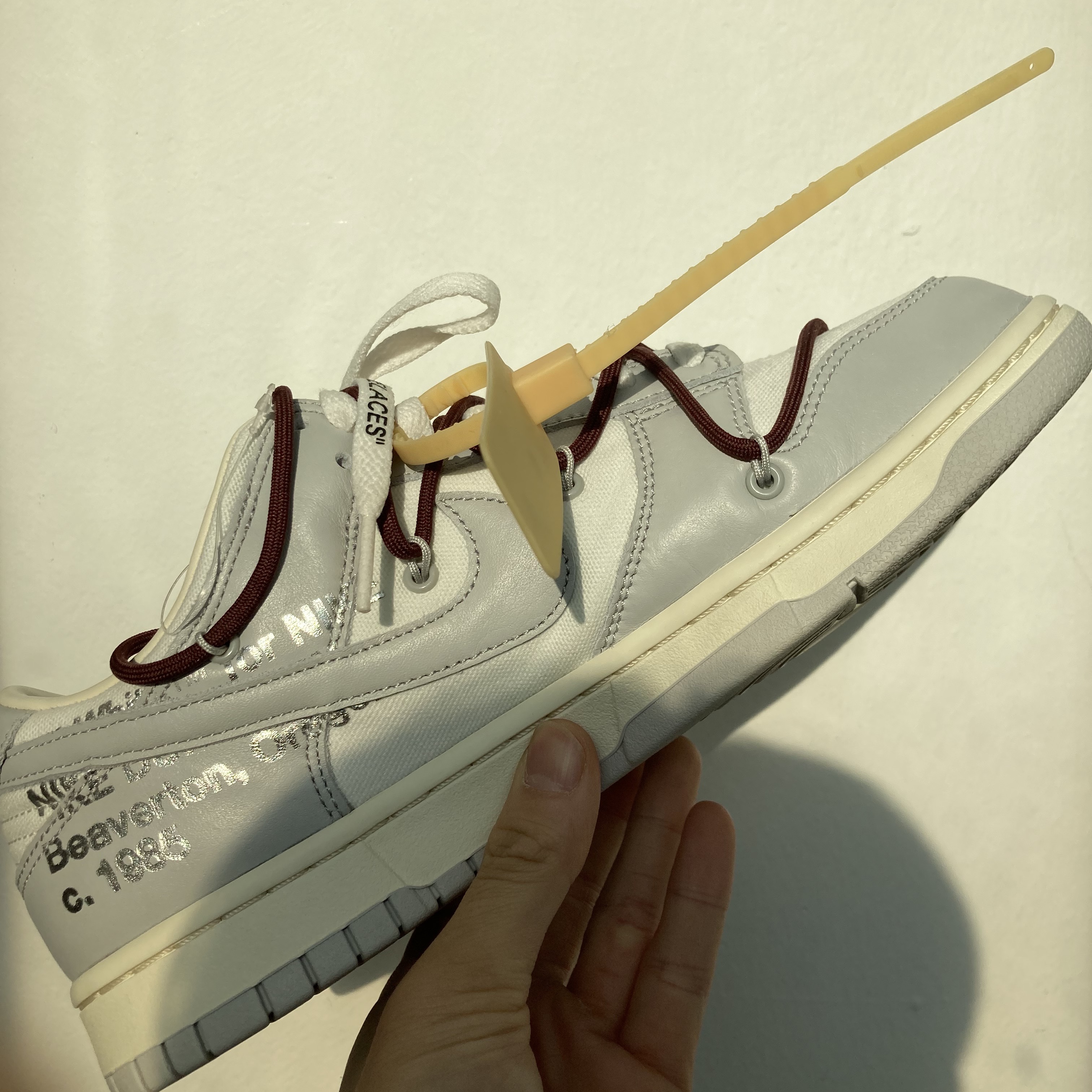 Nike x Off-White Dunk Low The 50 - Lot 46 착용 스타일 - 3
