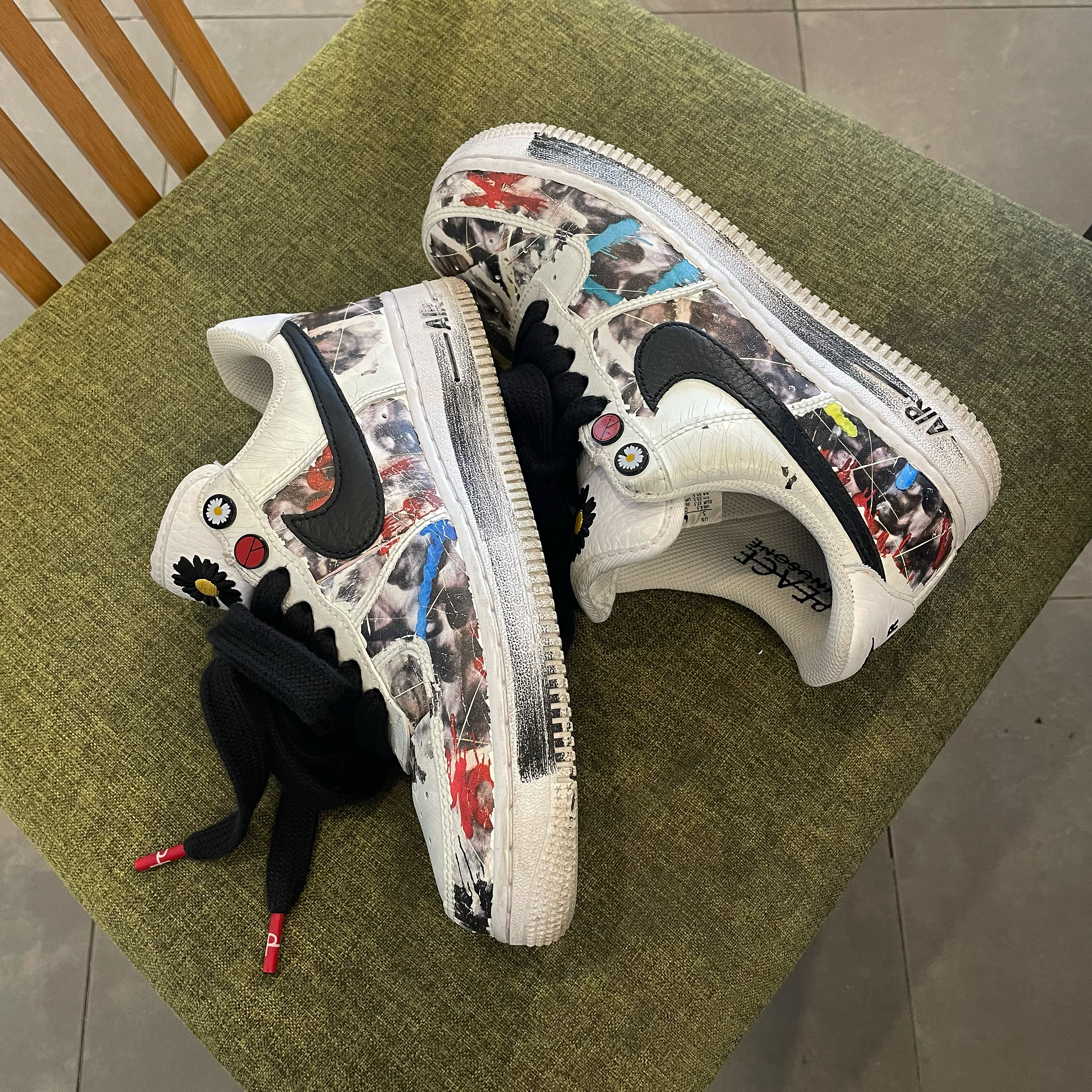 Nike x Peaceminusone Air Force 1 Low Para-Noise 2.0 착용 스타일