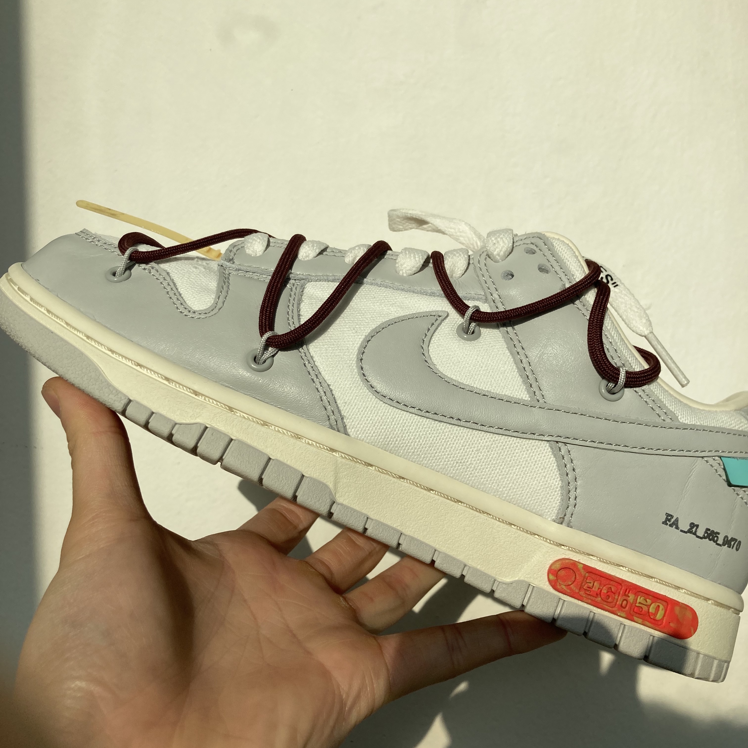Nike x Off-White Dunk Low The 50 - Lot 46 착용 스타일 - 4