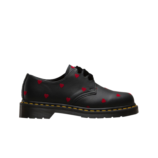 (W) Dr. Martens x Lazy Oaf 1461 Heart Softy Black